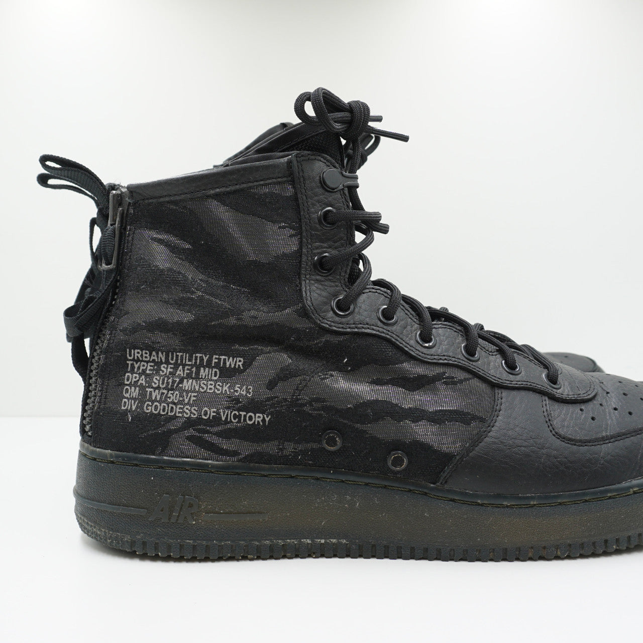 Nike SF Air Force 1 Mid Black Cargo Khaki