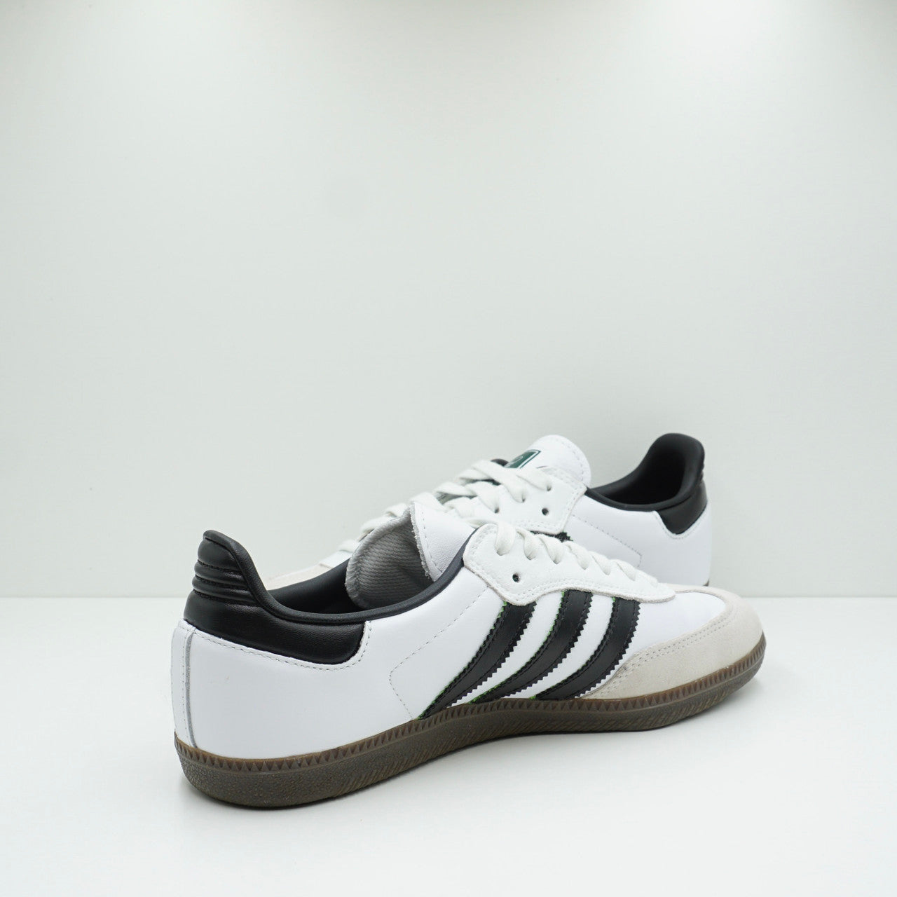 Adidas Samba ADV White Collegiate Green REPAINTED