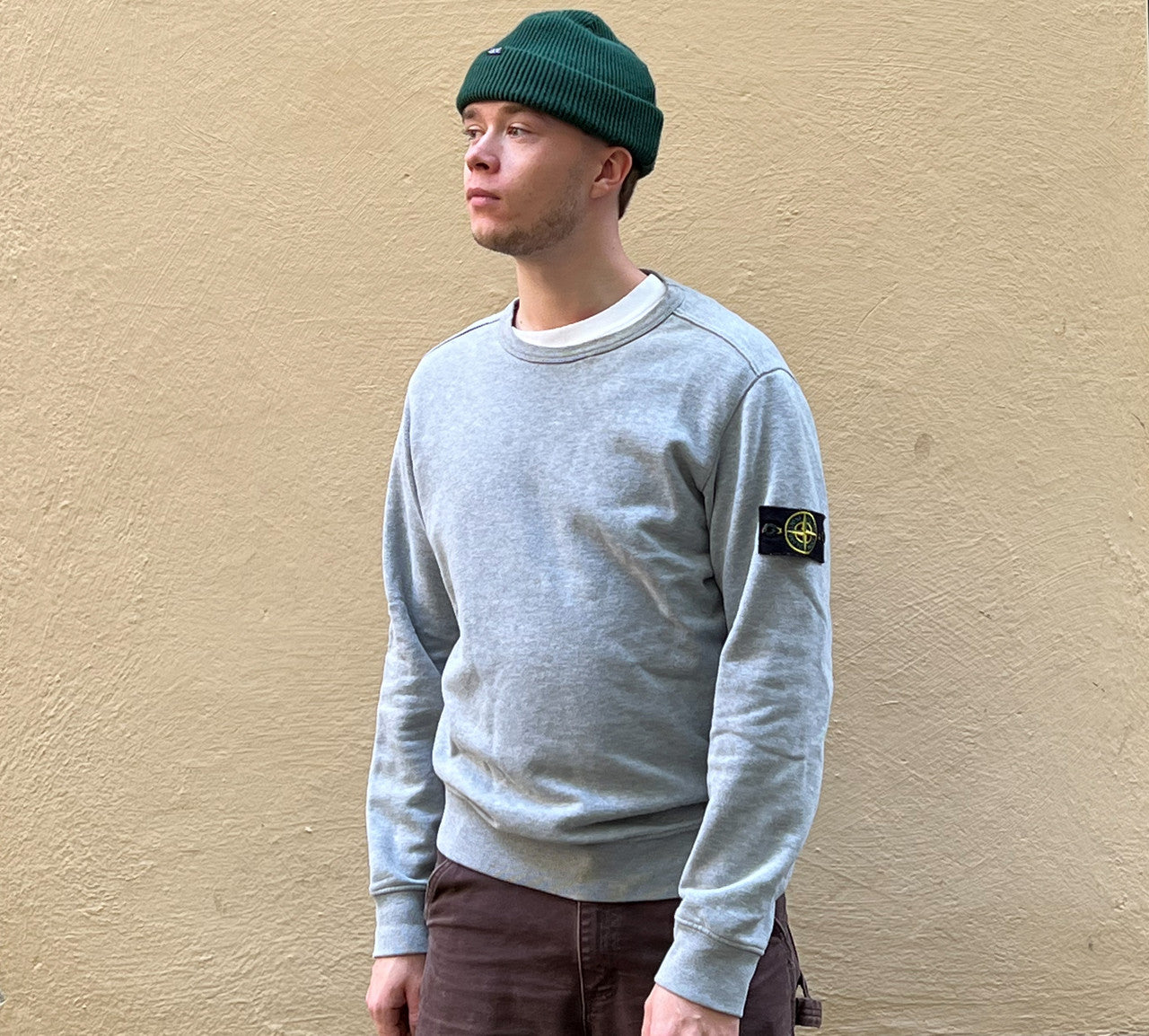 Stone Island Grey Crewneck