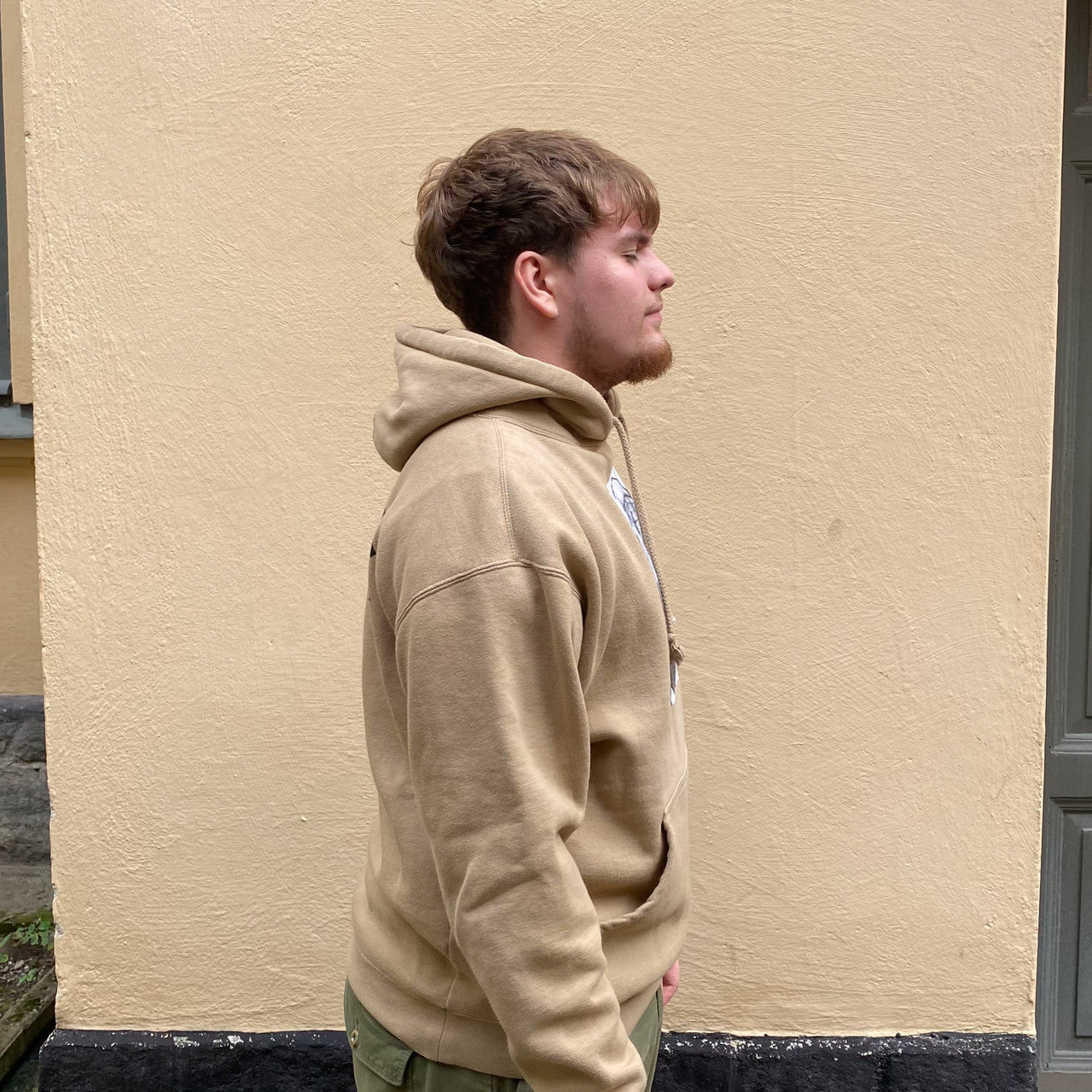 Tupac Hoodie Beige