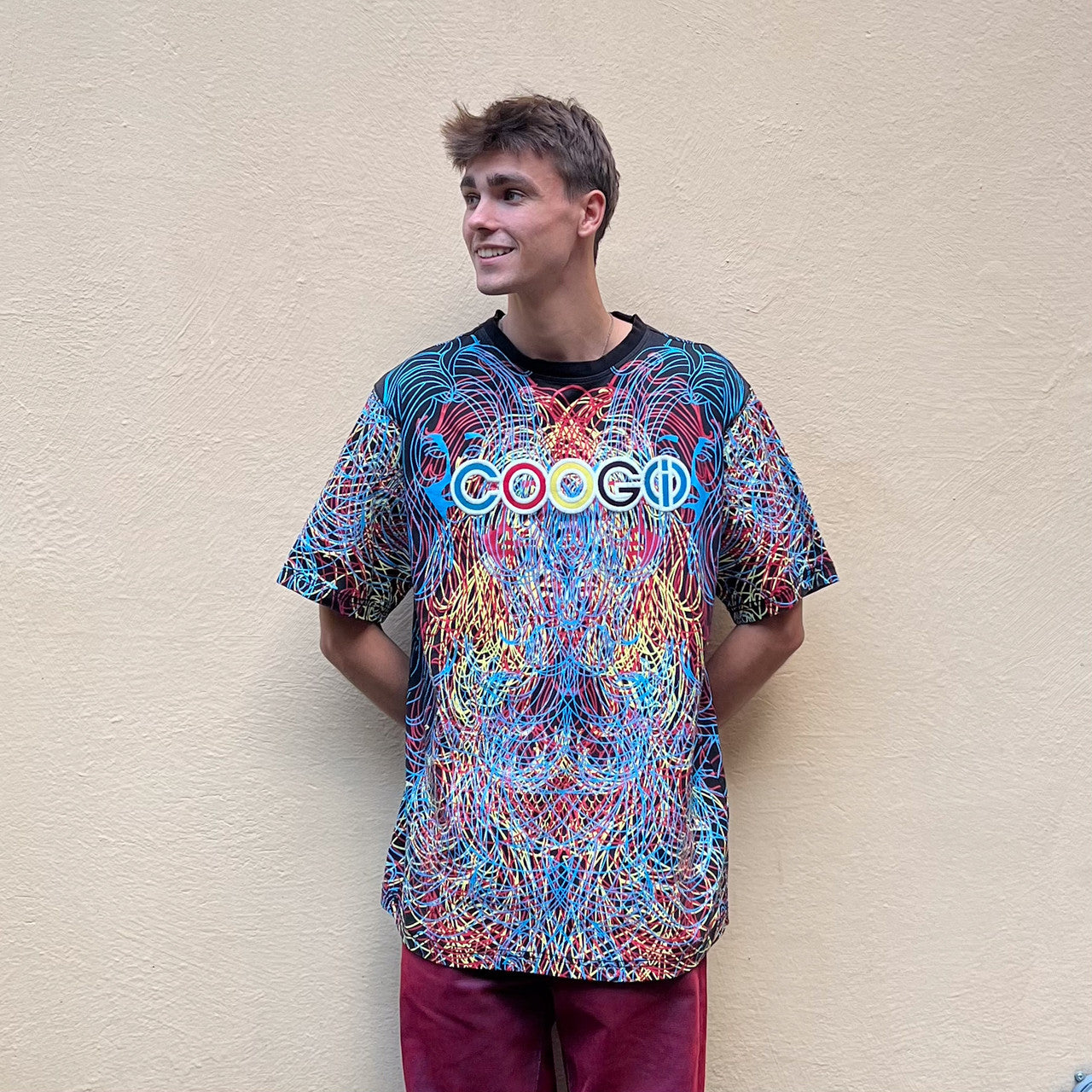 Black Multi Color Coogi T-shirt