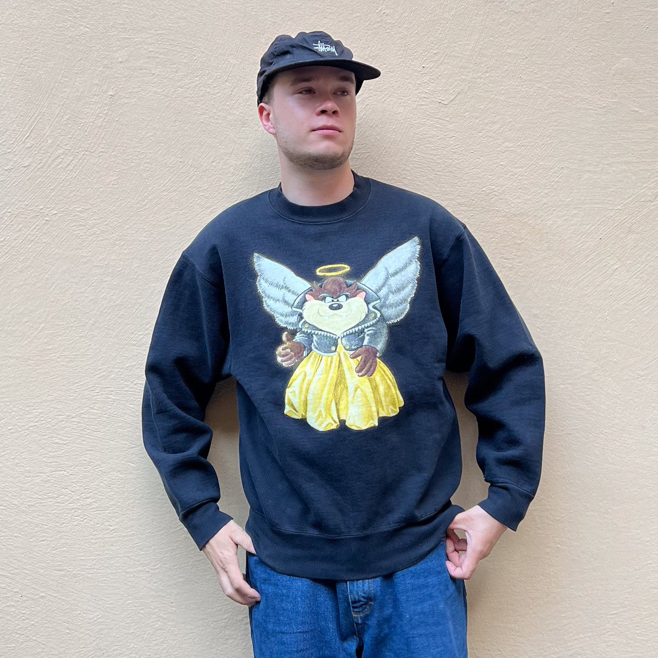 Vintage Taz Cartoon Crewneck