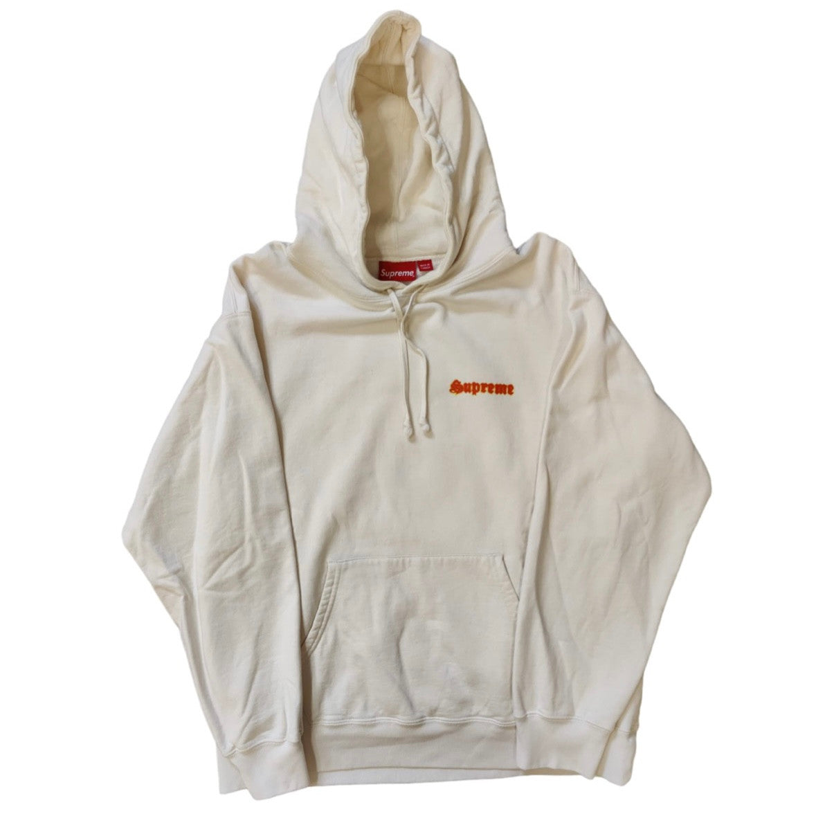 Supreme Flame Te Amo Cream Hoodie