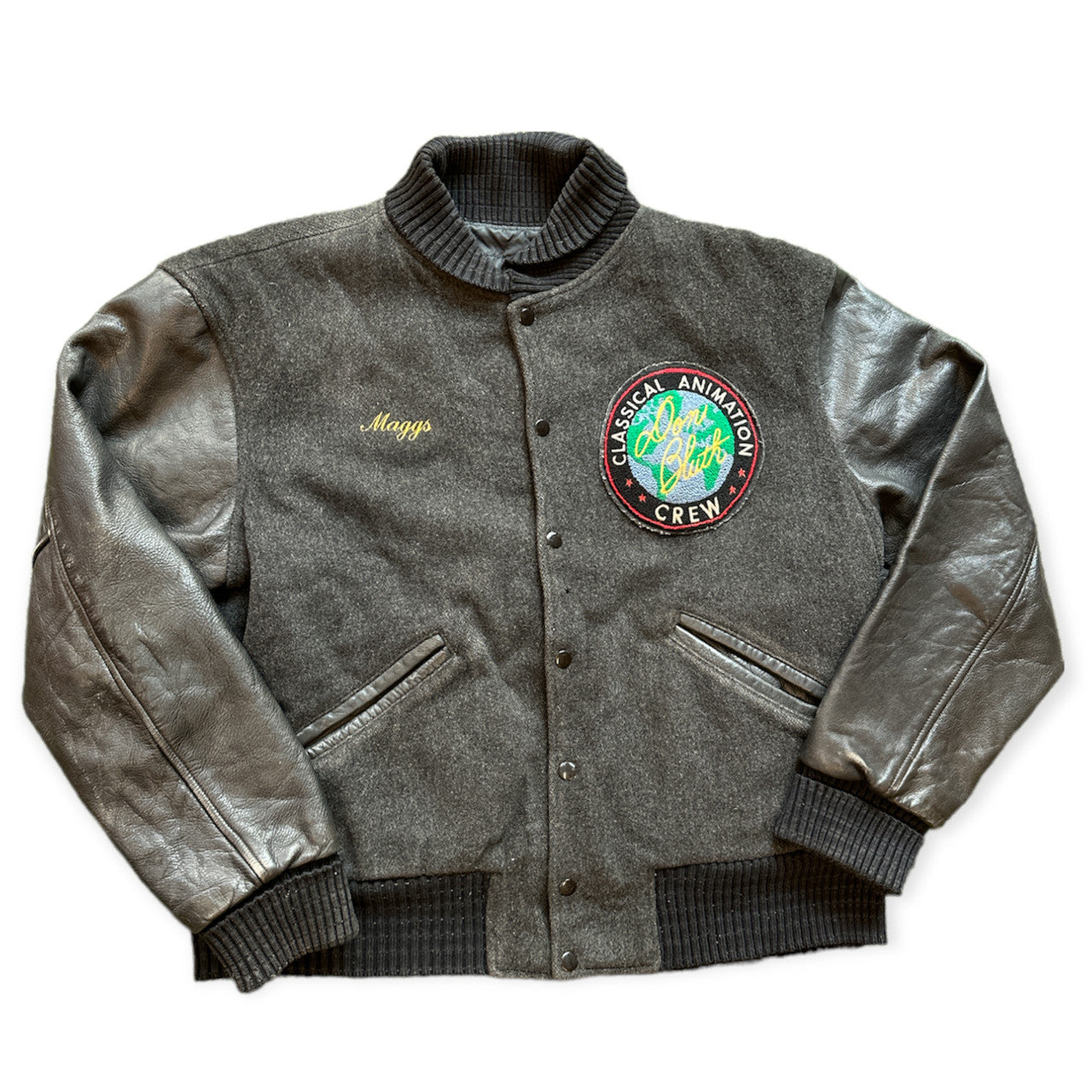 Vintage Classical Animation Crew Don Bluth Disney Jacket