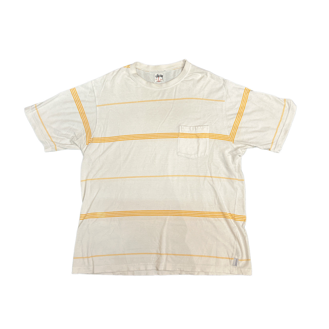 Stussy Striped Pocket Tee