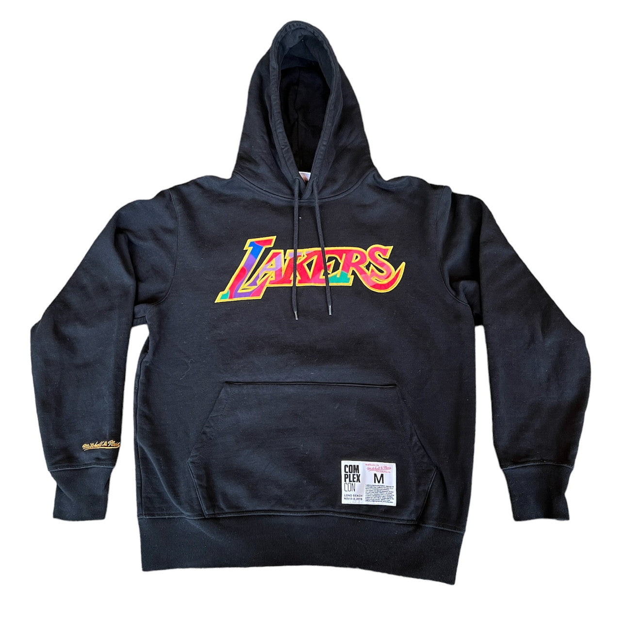 Takashi Murakami ComplexCon x LA Lakers M&N Mutated Flower Hoodie