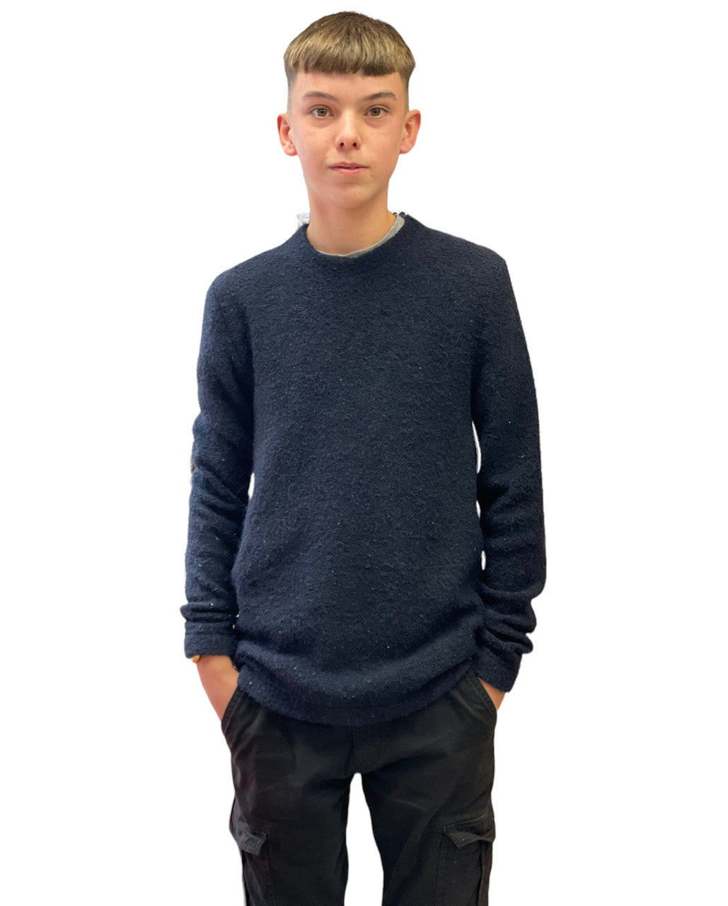 Sefr Sefr Knitted Sweater Navy