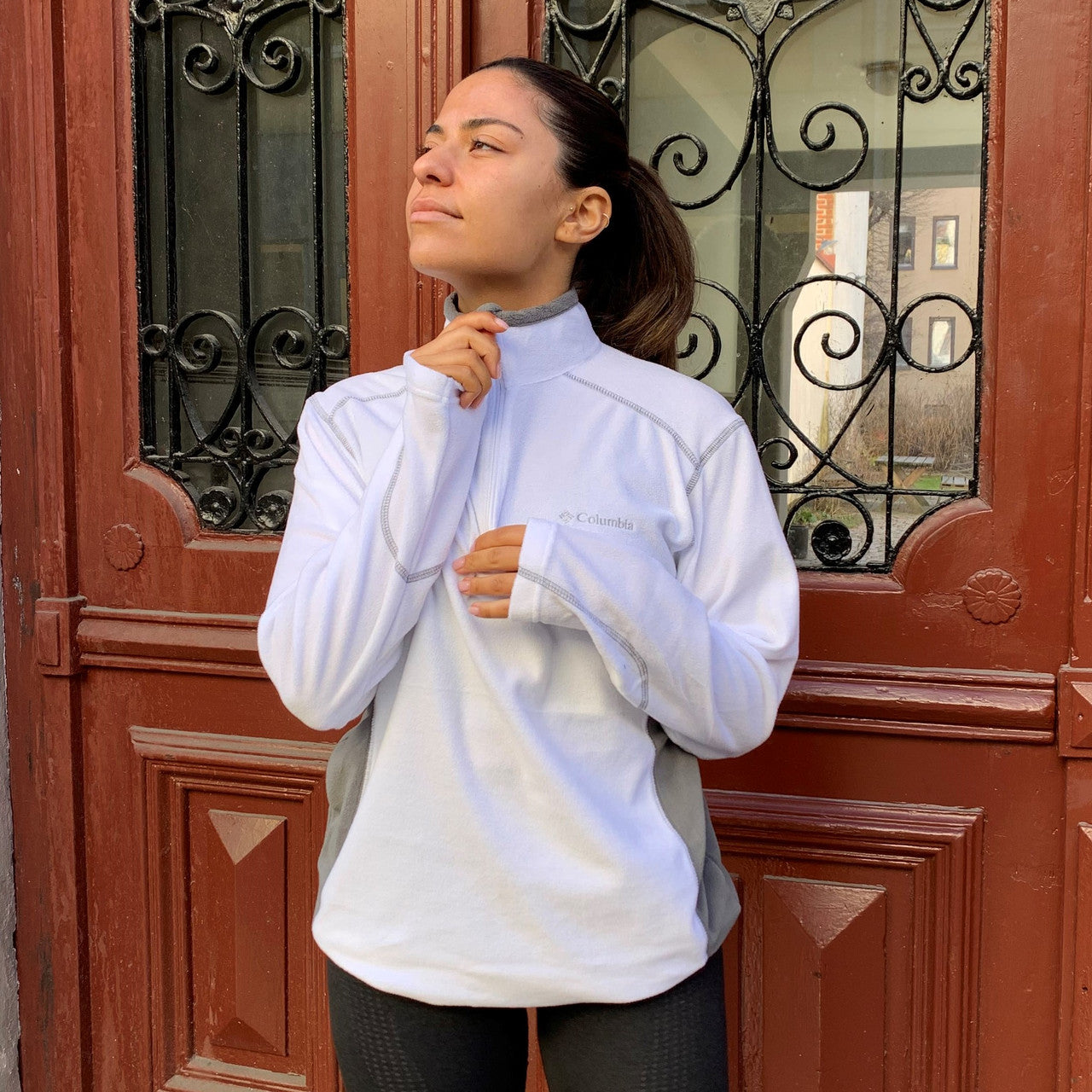 Columbia Klamath Range II Half Zip White