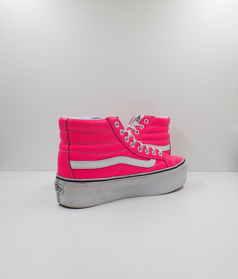 Vans Pink Platform Sk8 Hi