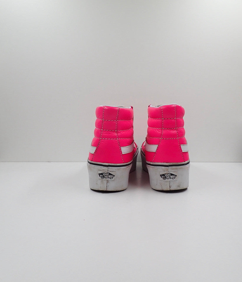 Vans Pink Platform Sk8 Hi