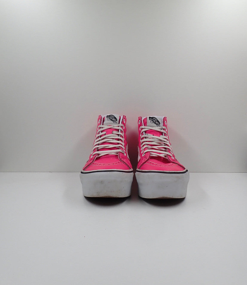 Vans Pink Platform Sk8 Hi
