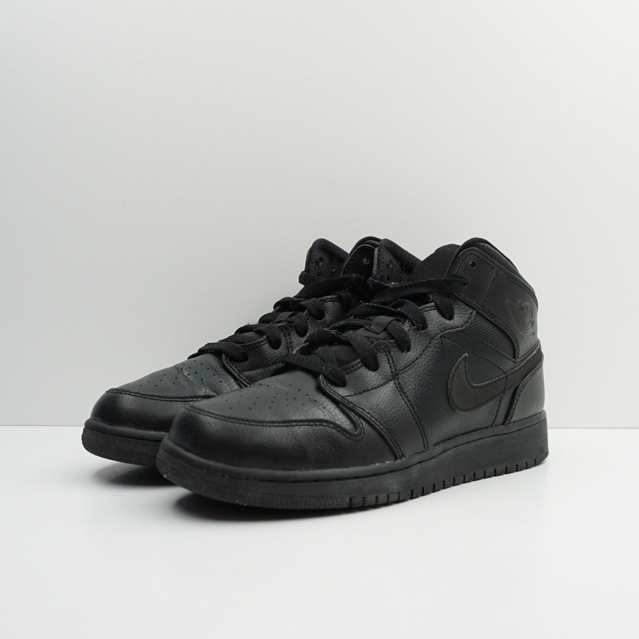 Jordan 1 Mid Triple Black (2015) (GS)