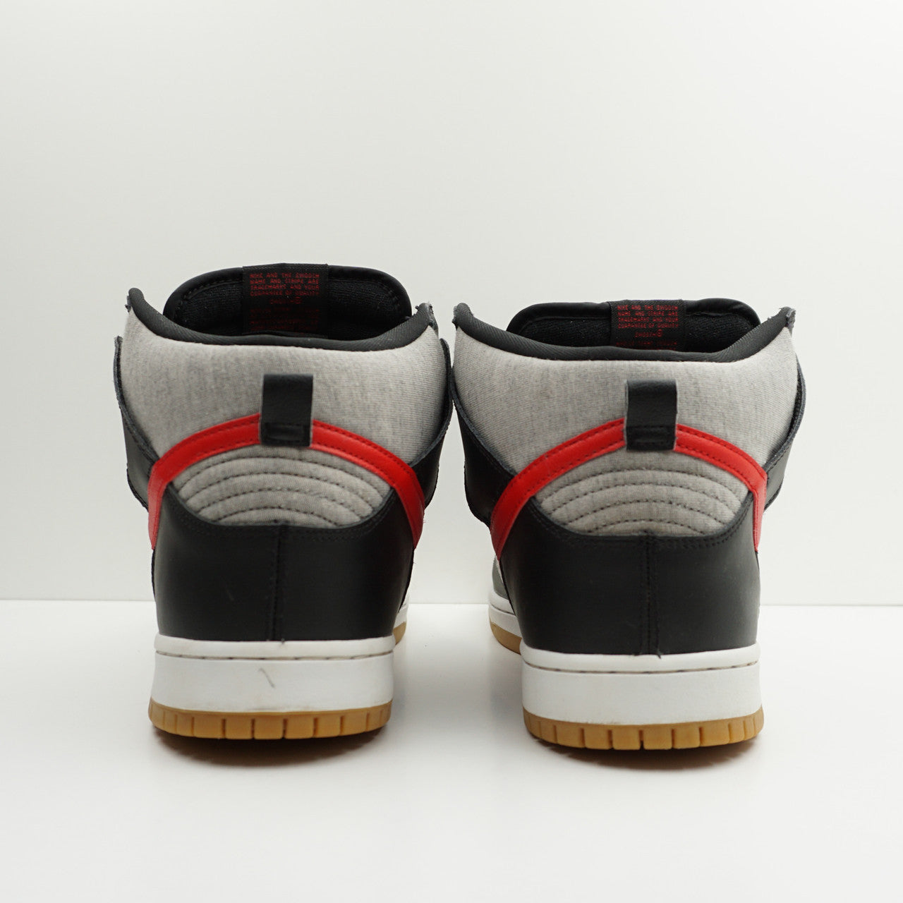 Nike Dunk SB High University Red Medium Grey