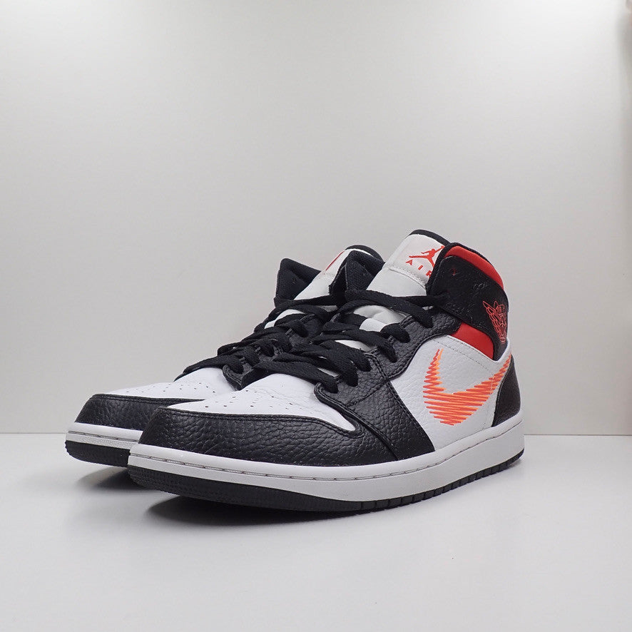 Jordan 1 Mid Zig Zag Swoosh