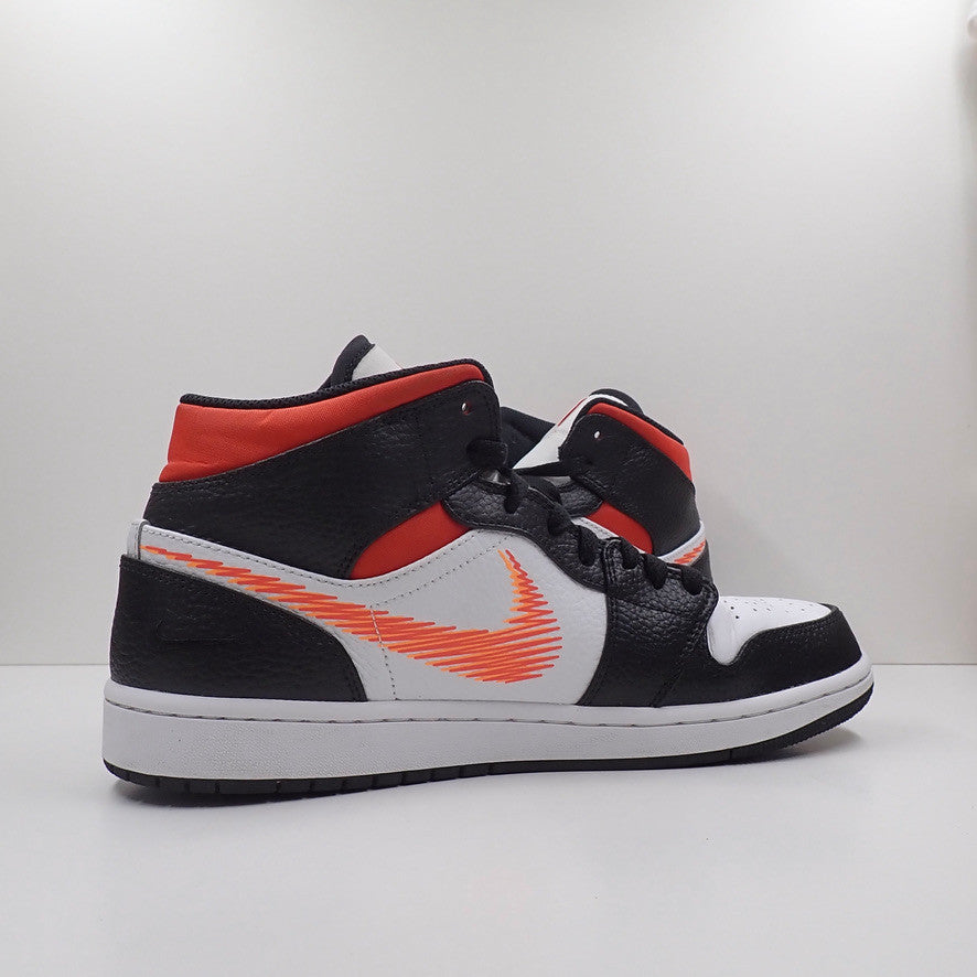 Jordan 1 Mid Zig Zag Swoosh