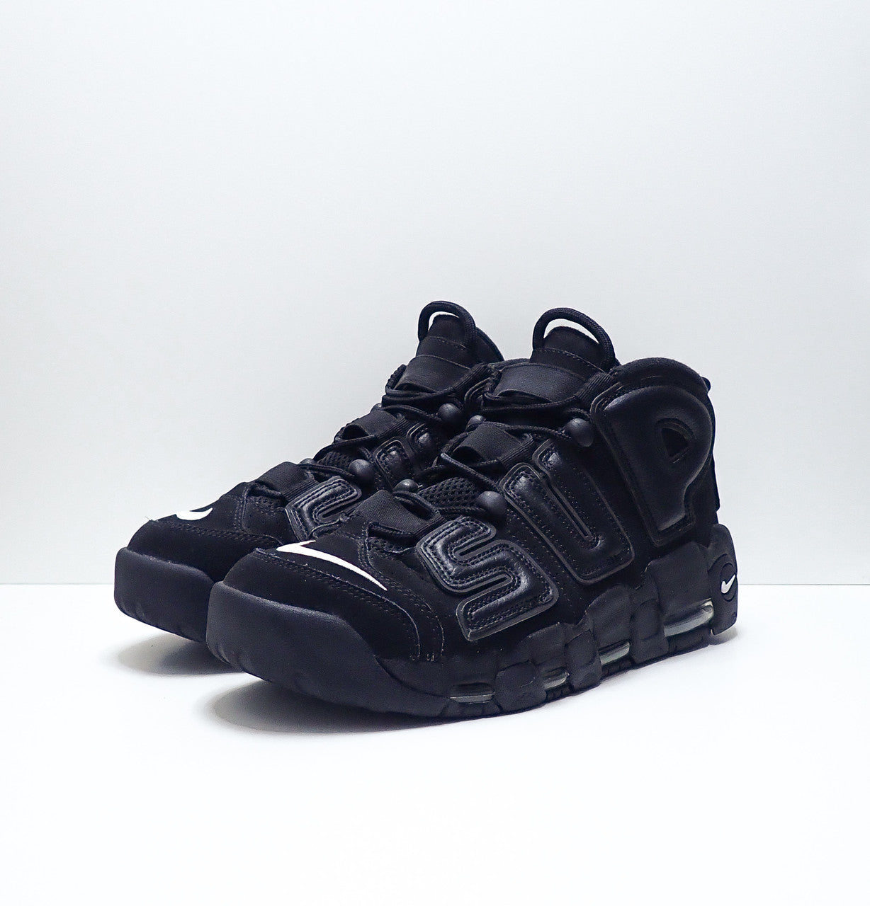 Nike more uptempo supreme black Clearance