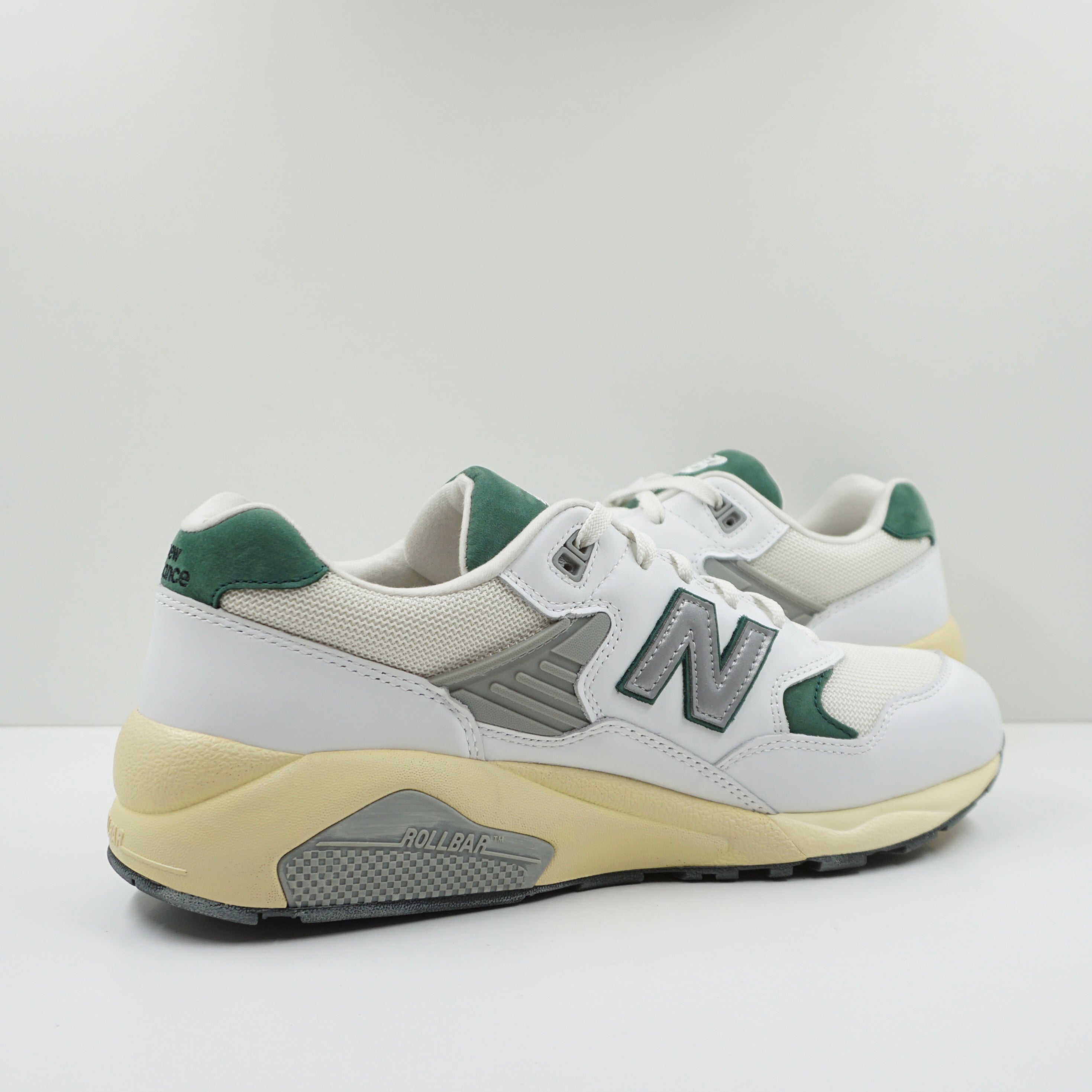 New Balance 580 White Nightwatch Green