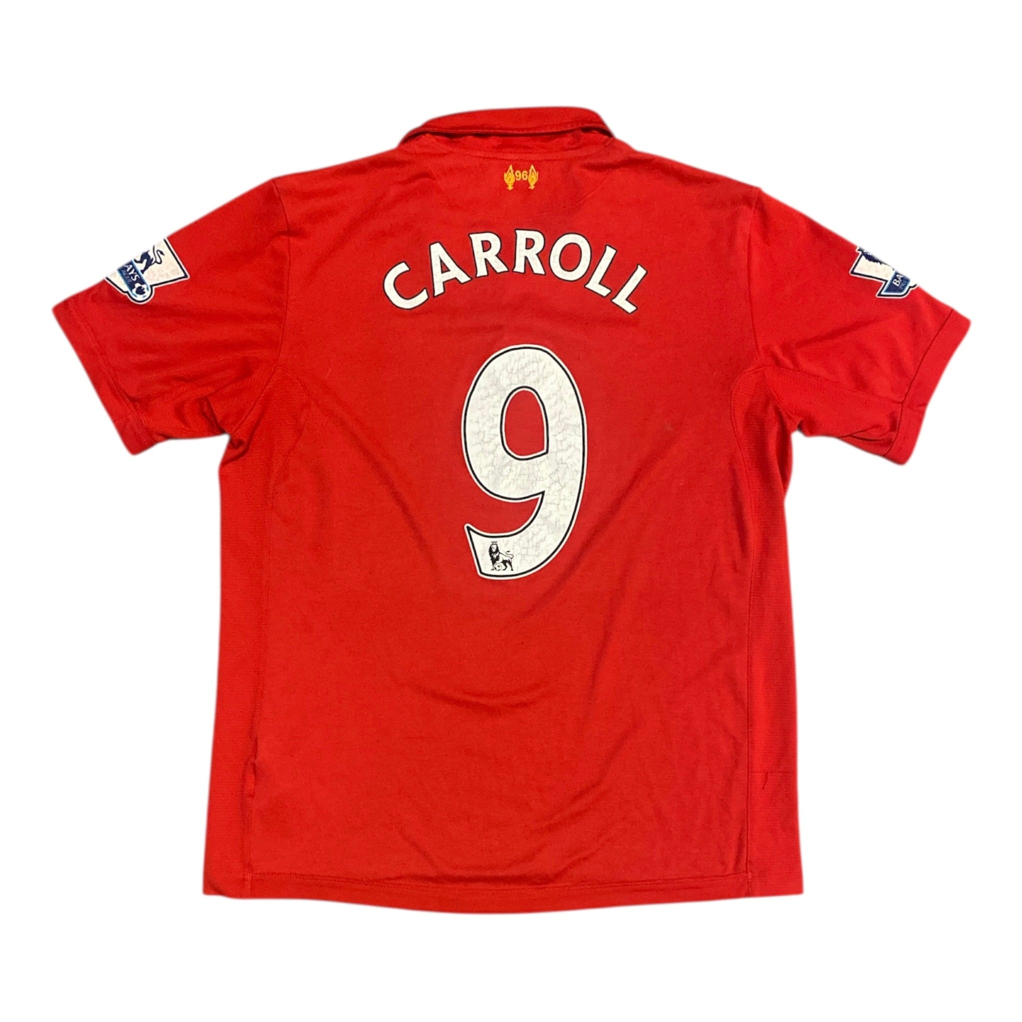 Warrior Liverpool 2012/2013 #9 Carroll Home Football Jersey