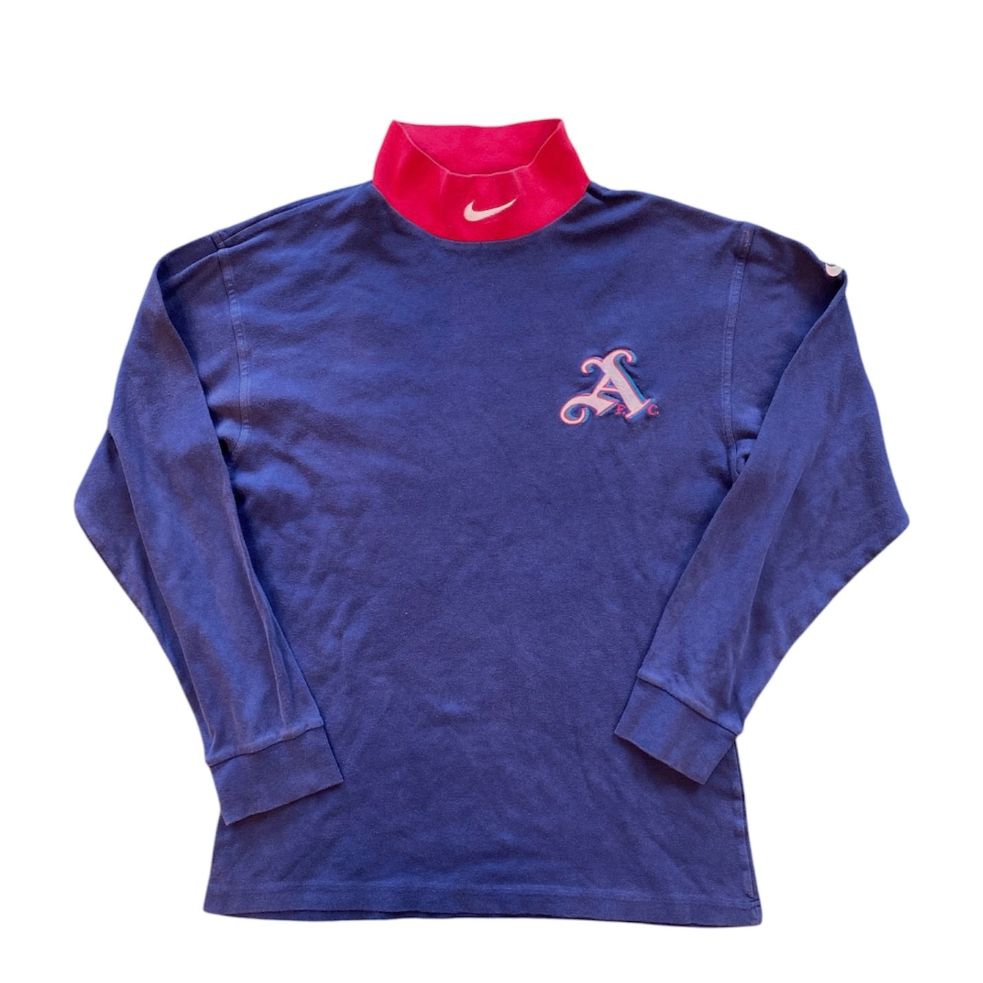 Vintage 90s Nike Arsenal FC Polo Long Sleeve Tshirt