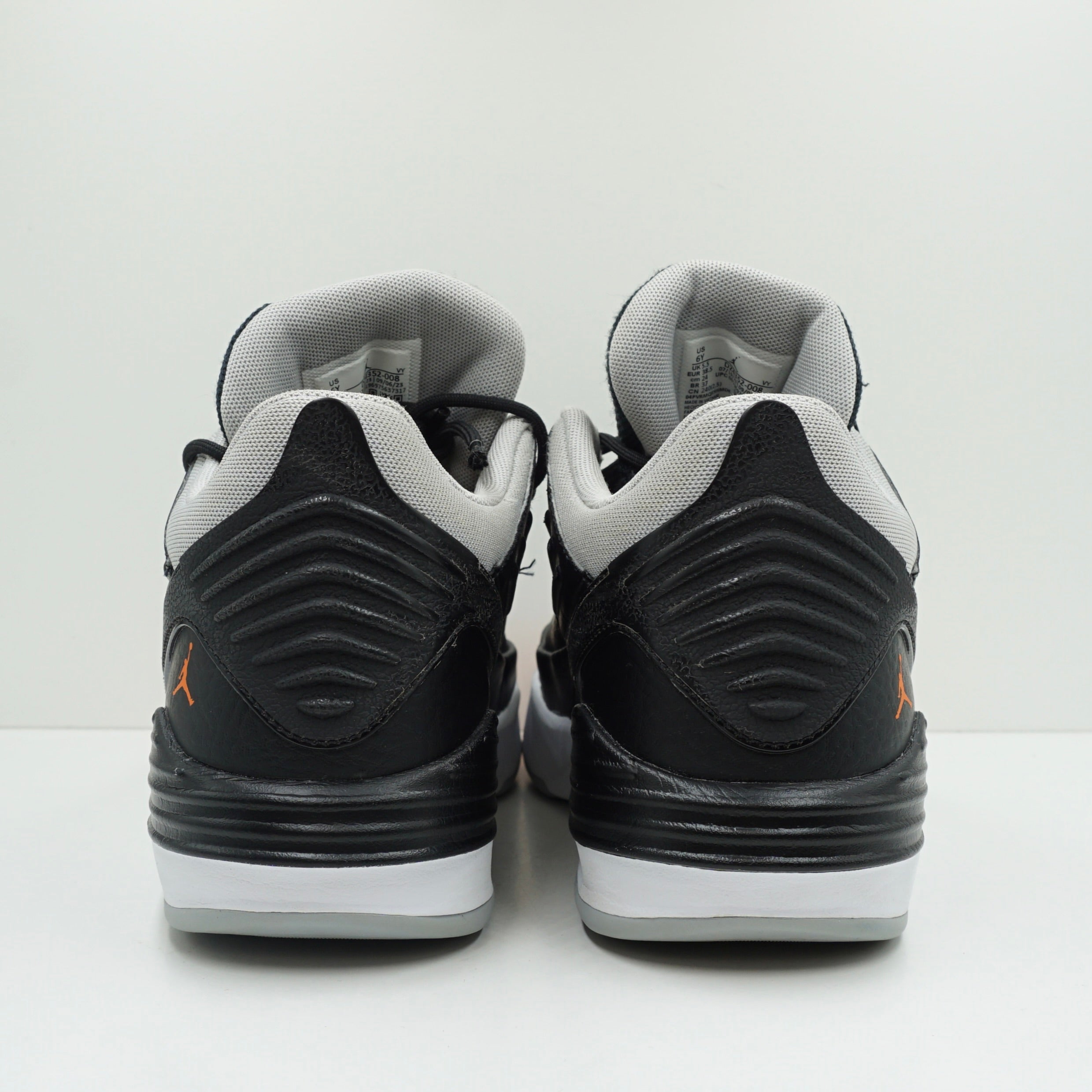 Jordan Max Aura 5 Black Wolf Grey White Magma Orange (GS)