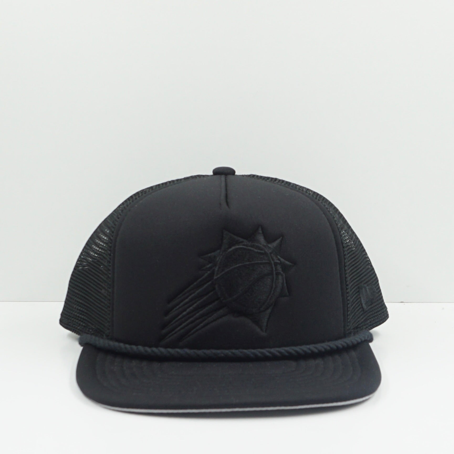 New Era Phoenix Suns Black Tone Foam Meshback Golfer Snapback Cap