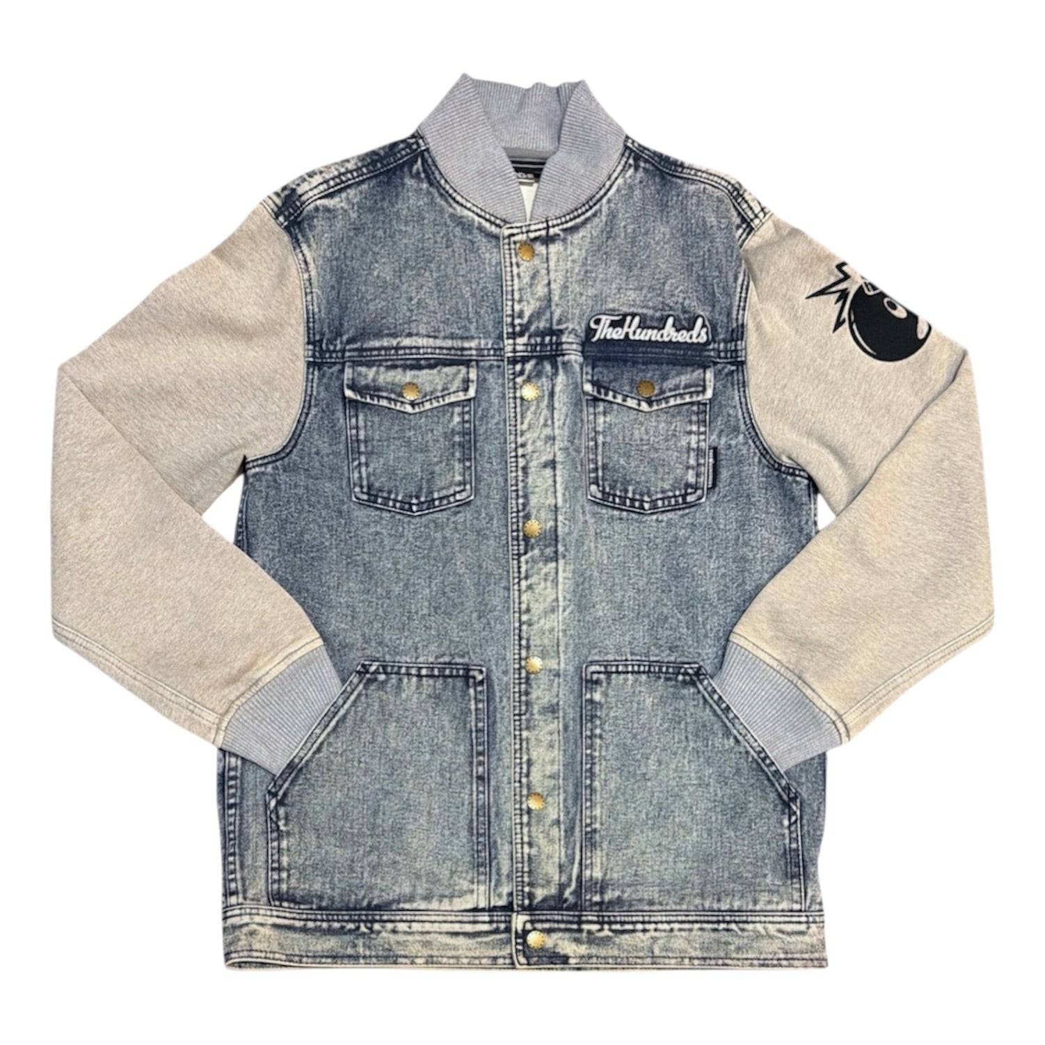 The Hundreds Denim Varsity Jacket