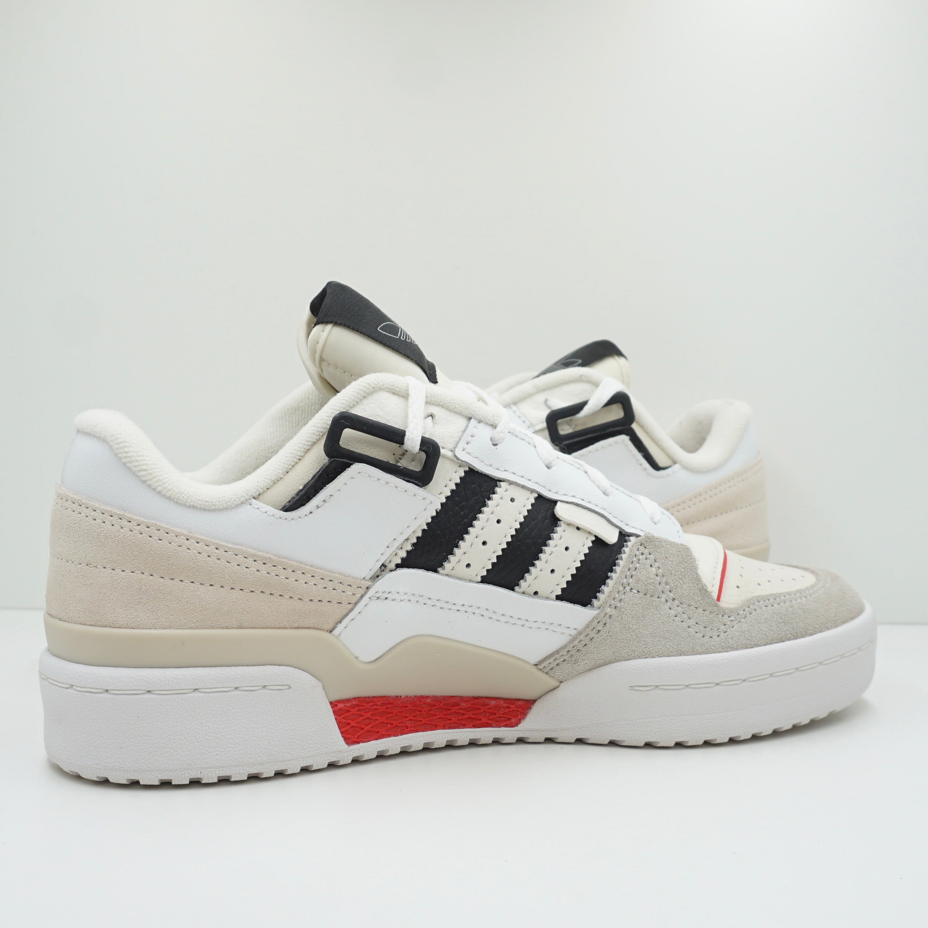 Adidas Forum Exhibit Low White Vivid Red