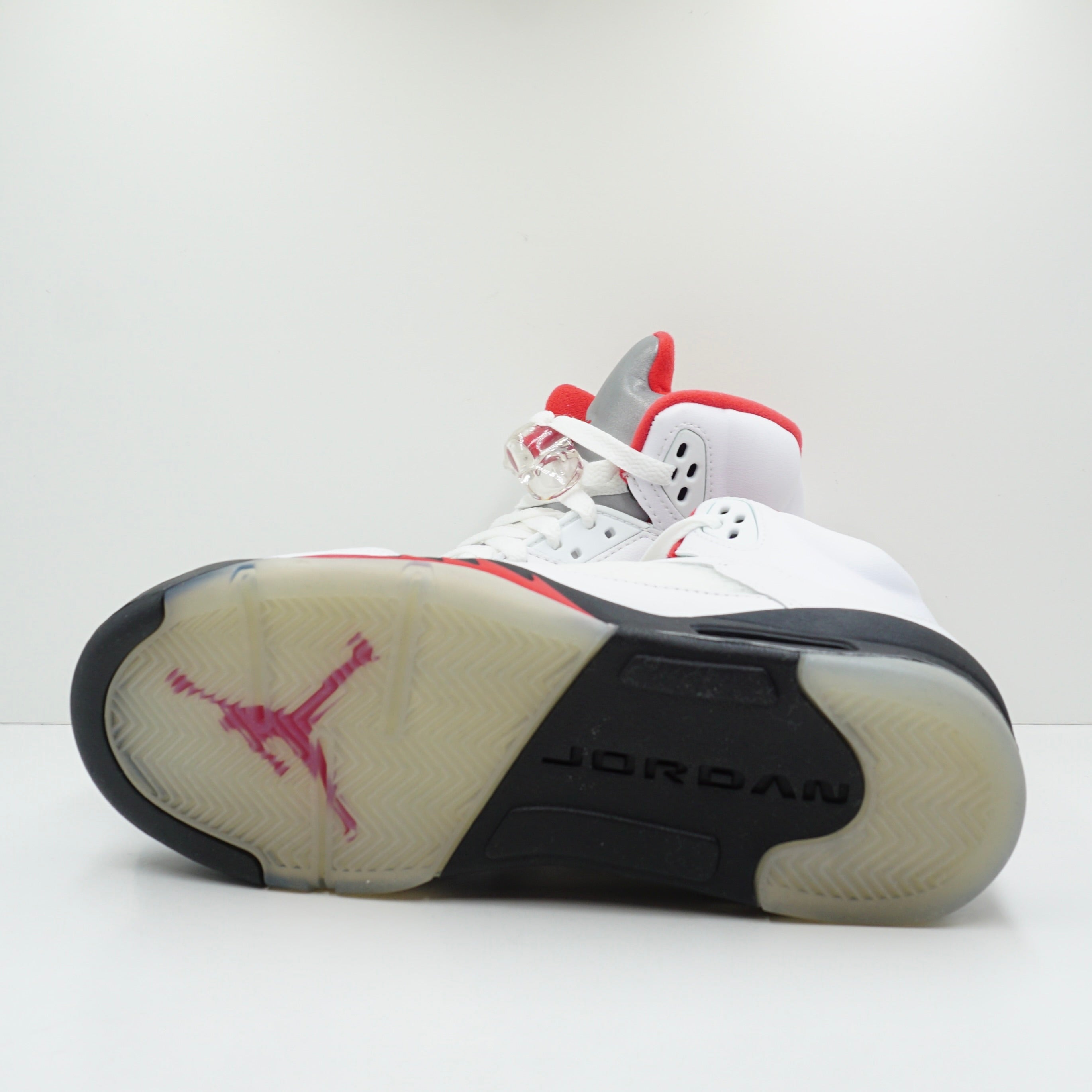 Jordan 5 Retro Fire Red Silver Tongue (2020) (GS)