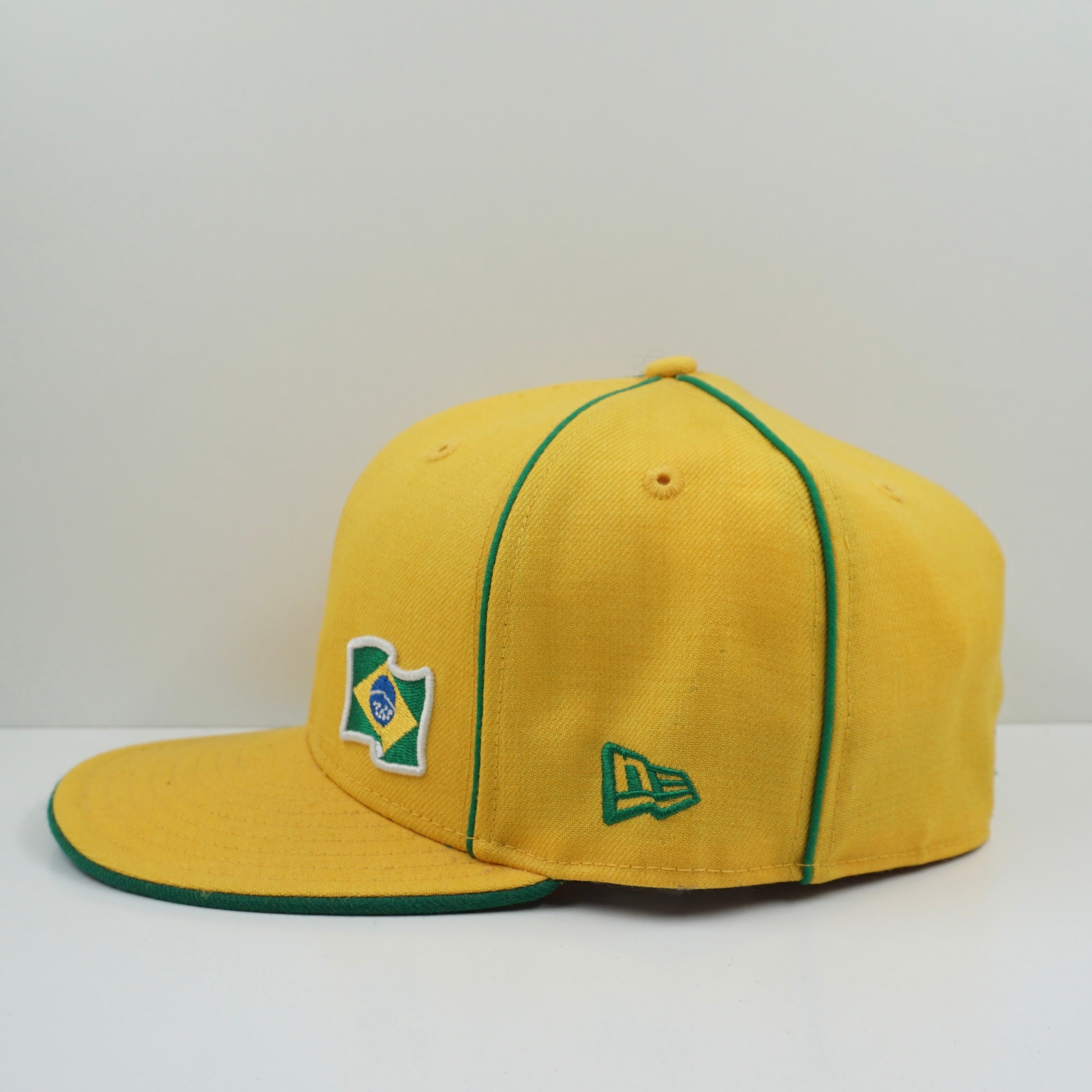 New Era Brazil Yellow Green Fitted Cap