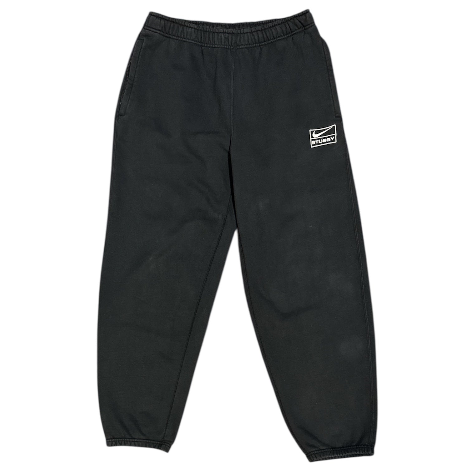 Nike x Stussy Washed Black Sweatpants