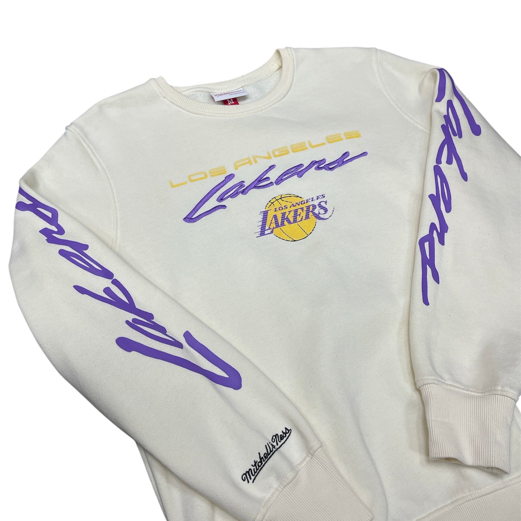 Mitchell & Ness Los Angels Lakers Flames Racing Sail Sweatshirt