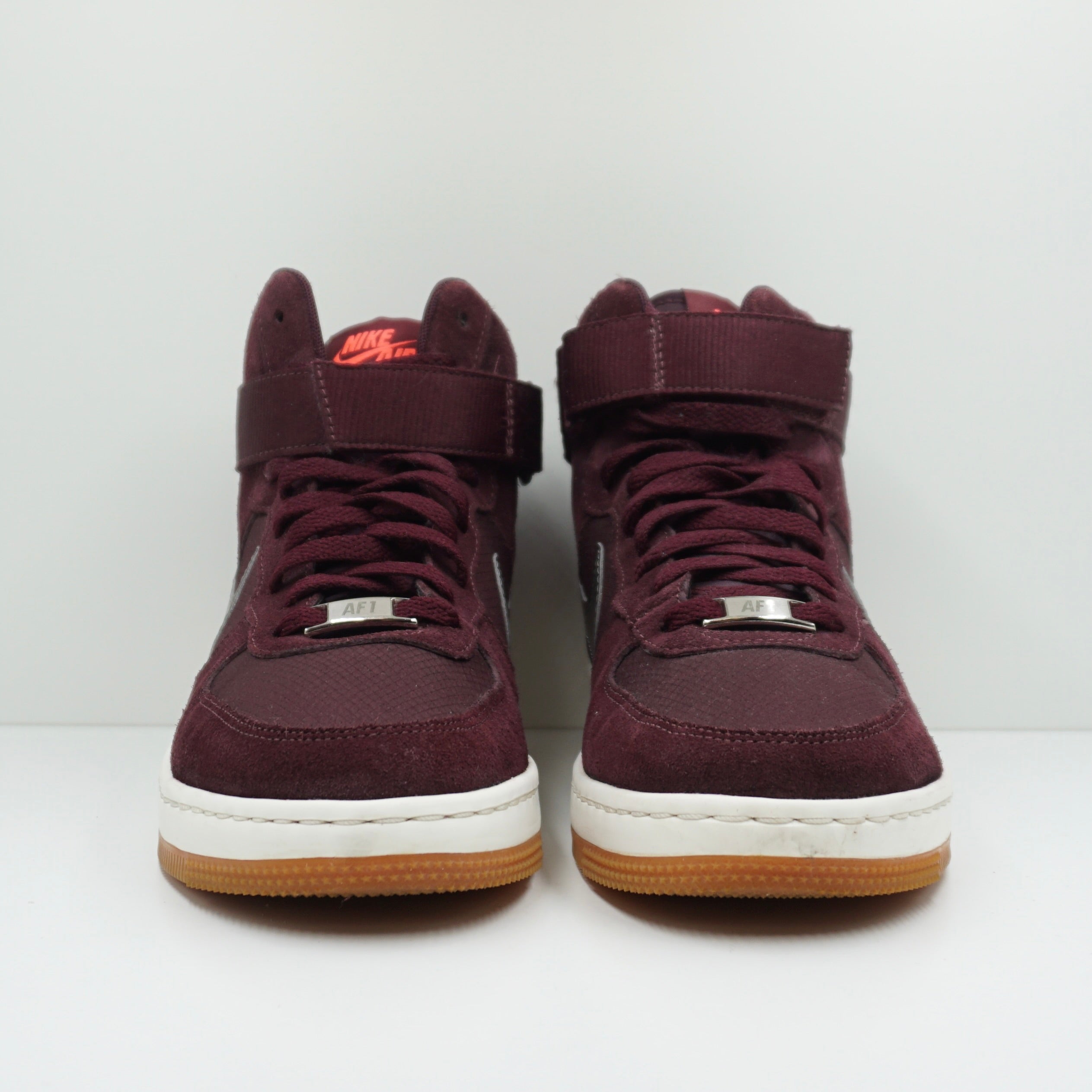 Nike Af1 Ultra Force Mid Deep Burgandy Metallic Pewter (W)