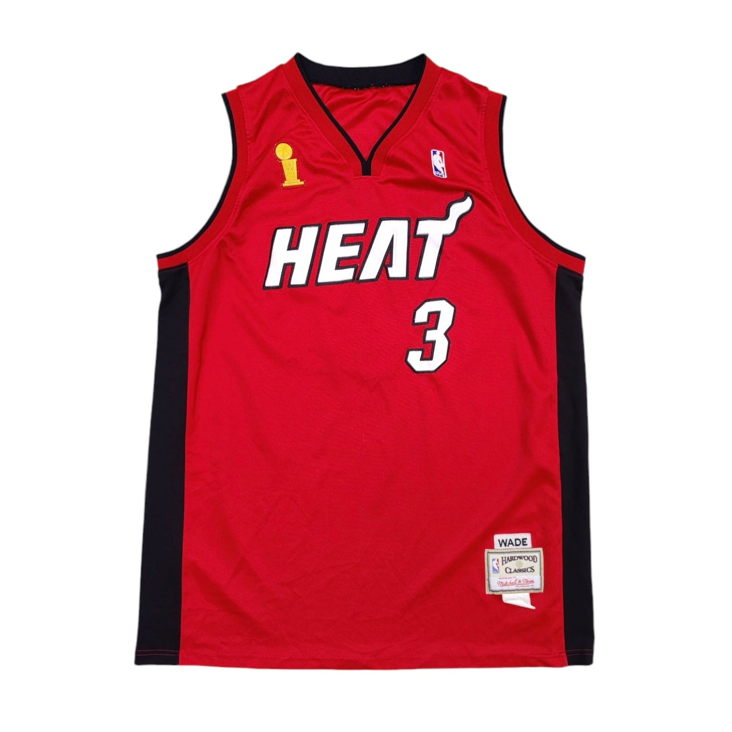 Hardwood Classics Miami Heat Wade #3 Basketball Jersey