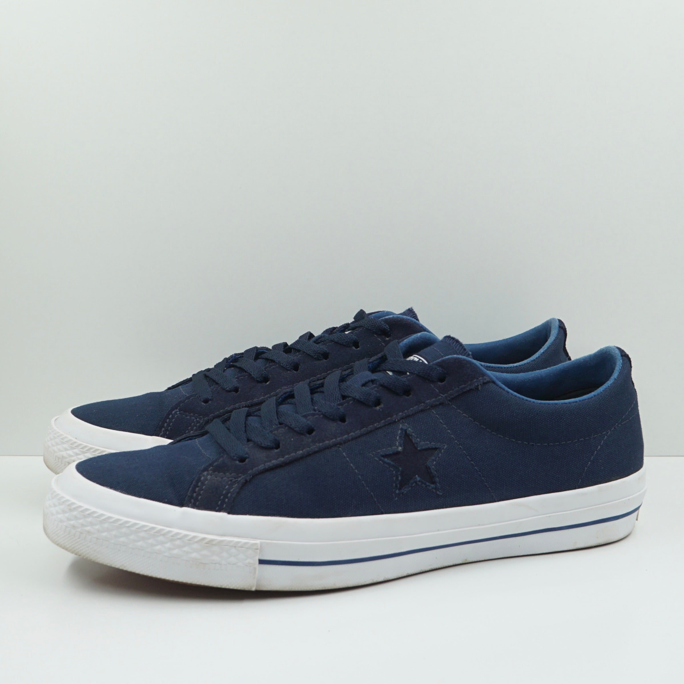 Converse One Star Canvas OX Navy