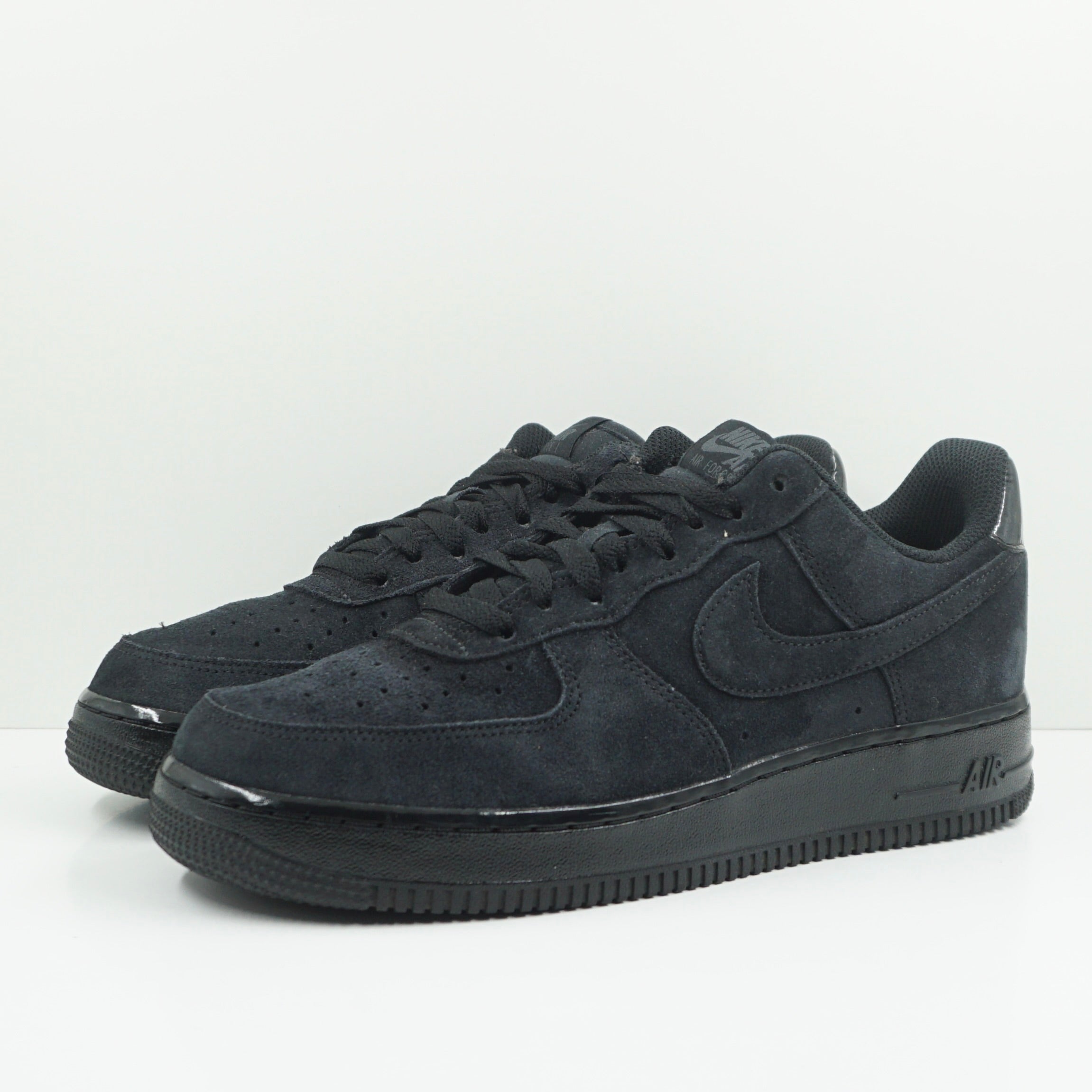 Nike Air Force 1 Low '07 Triple Black Suede (W)