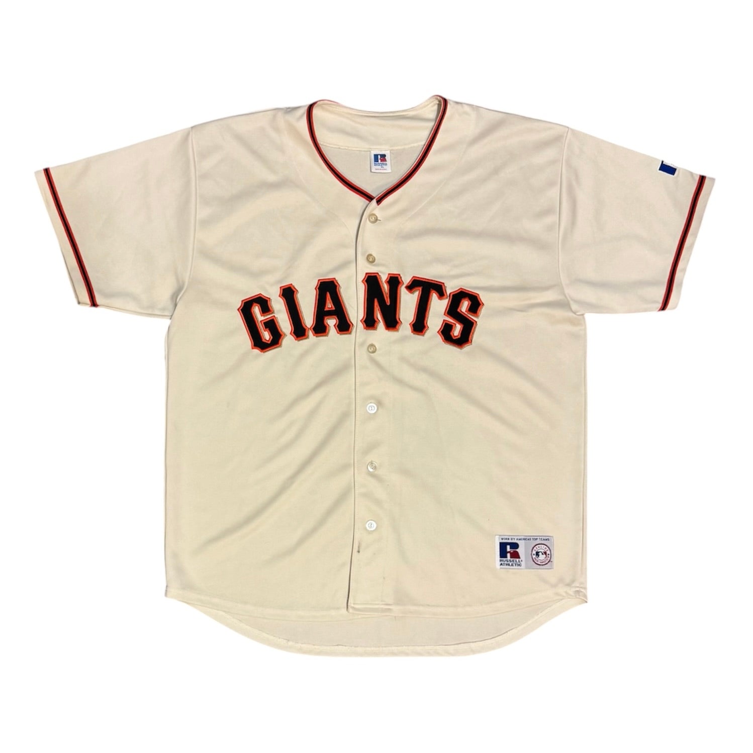 Russel Athletic San Fransisco Giants Beige Baseball Jersey