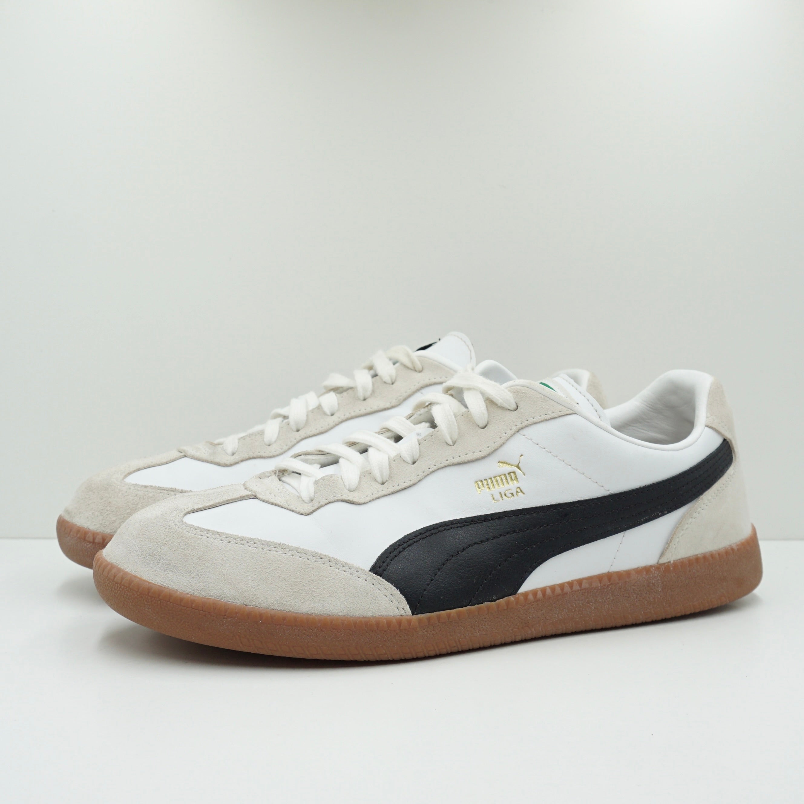 Puma Liga Leather SD White Black Gum