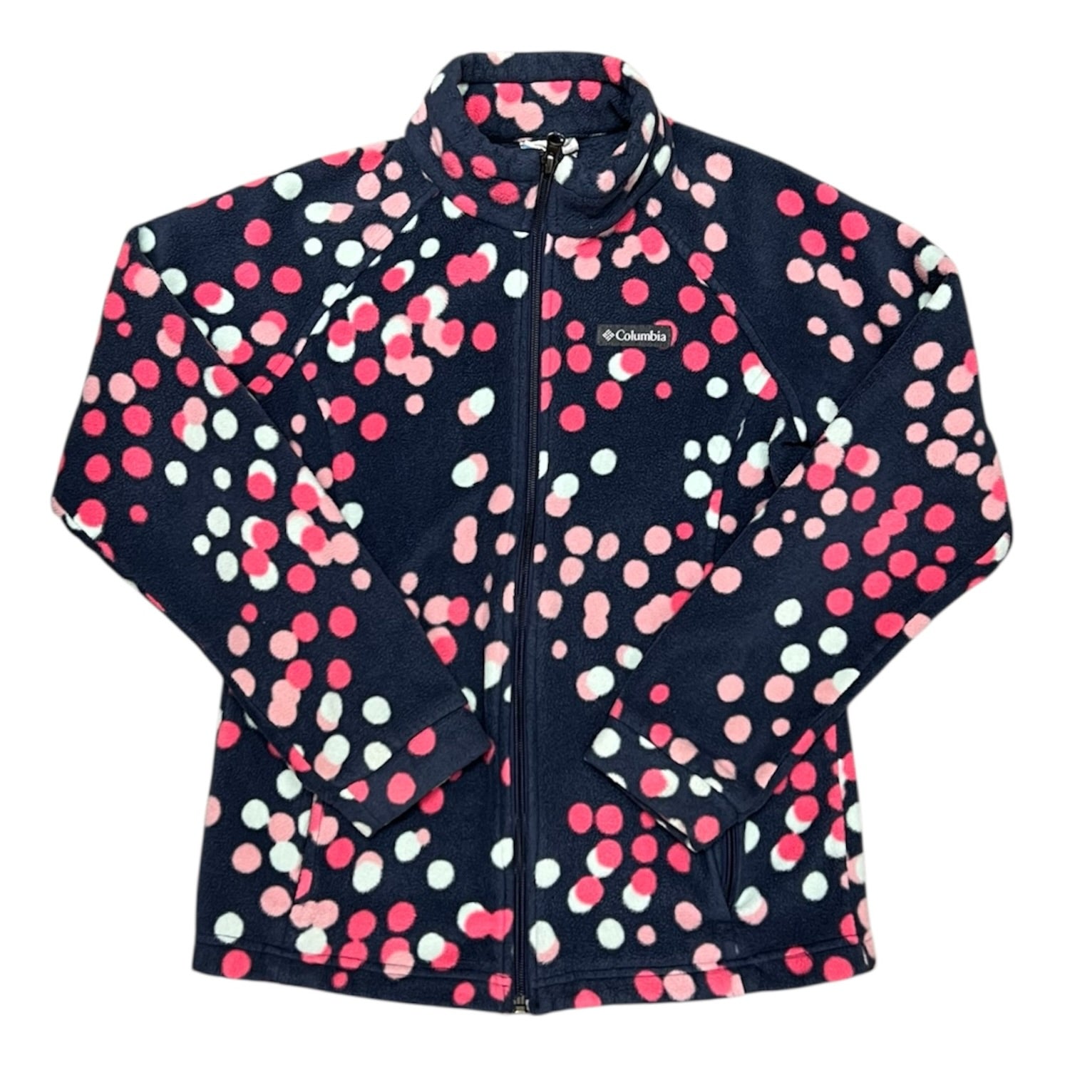 Columbia Dotted Full Zip Fleece Top (Youth)