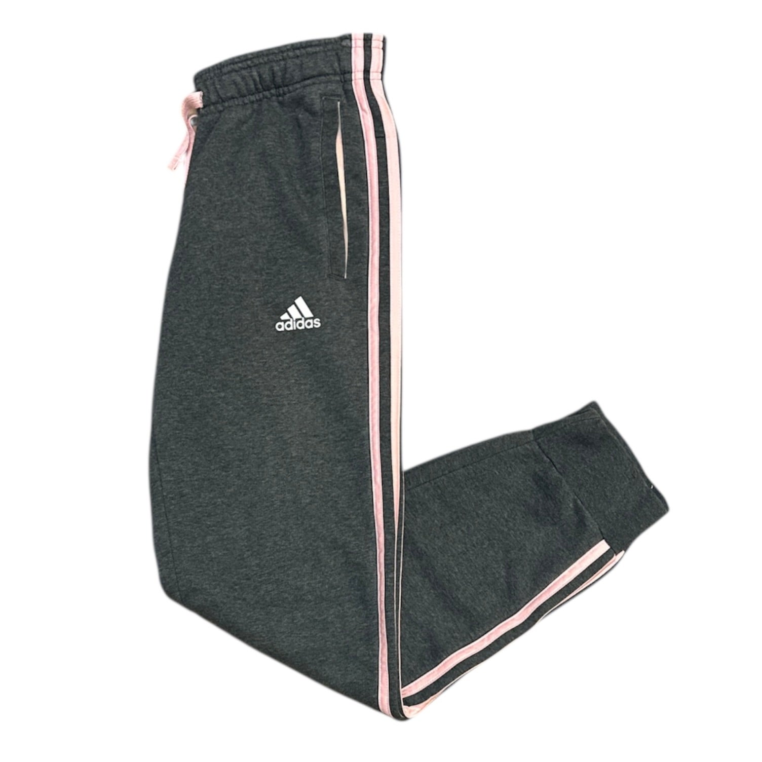 Adidas Essentials Grey Pink Sweatpants (W)