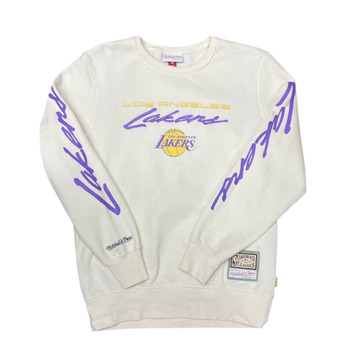 Mitchell & Ness Los Angels Lakers Flames Racing Sail Sweatshirt