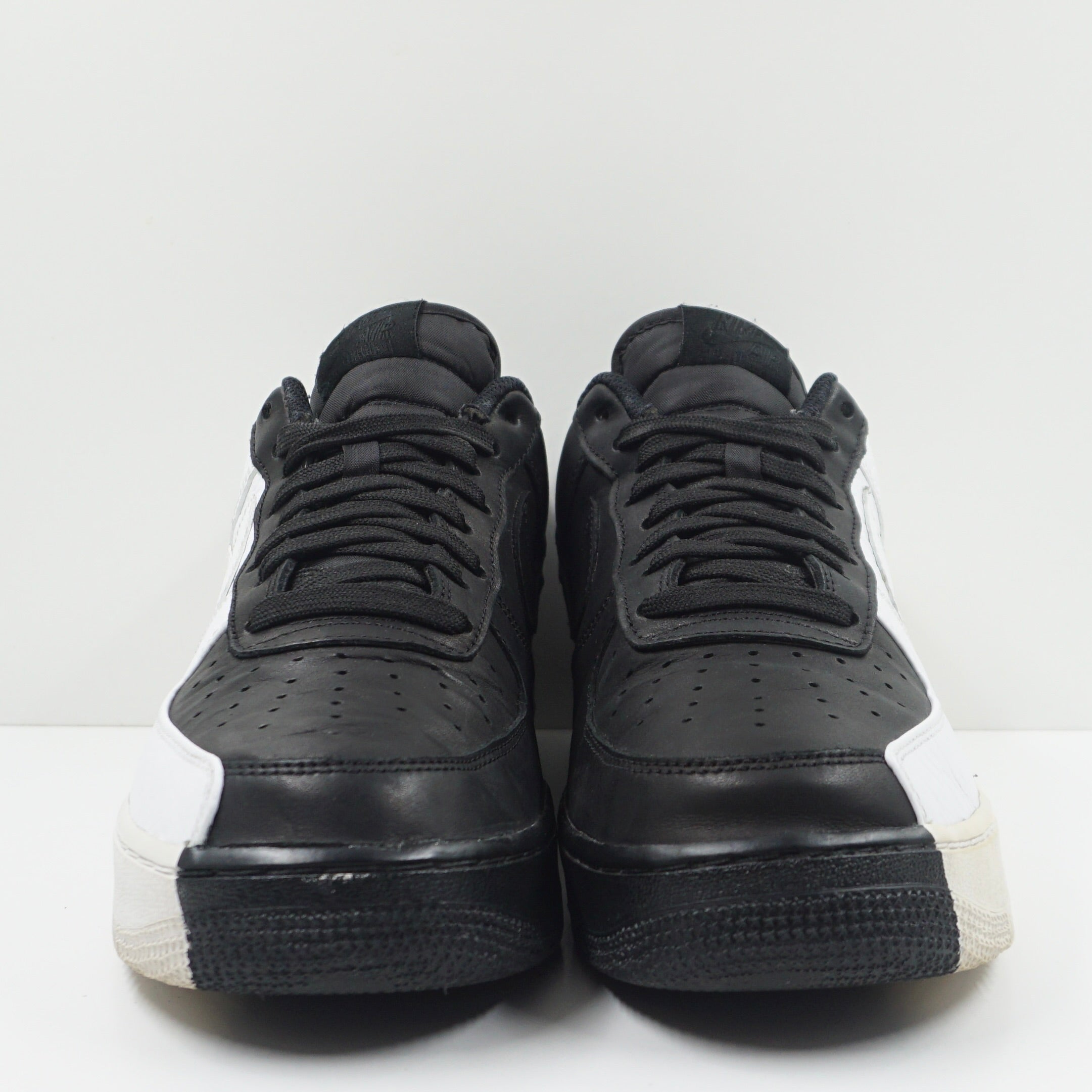 air force 1 black and white split