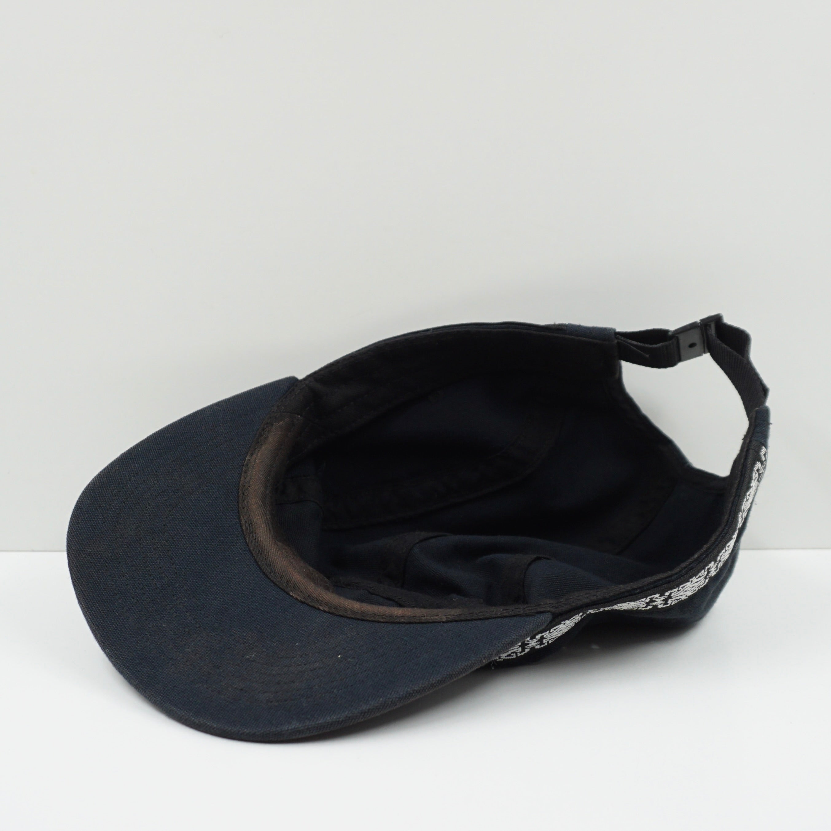 Supreme SS19 Side Tape Camp Cap Black