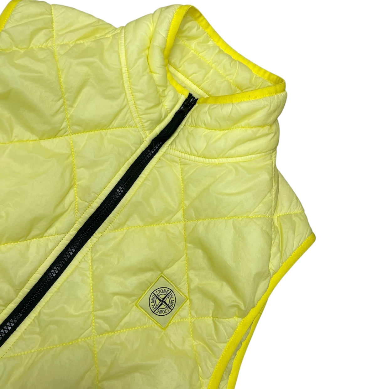Stone Island Yellow Down Vest
