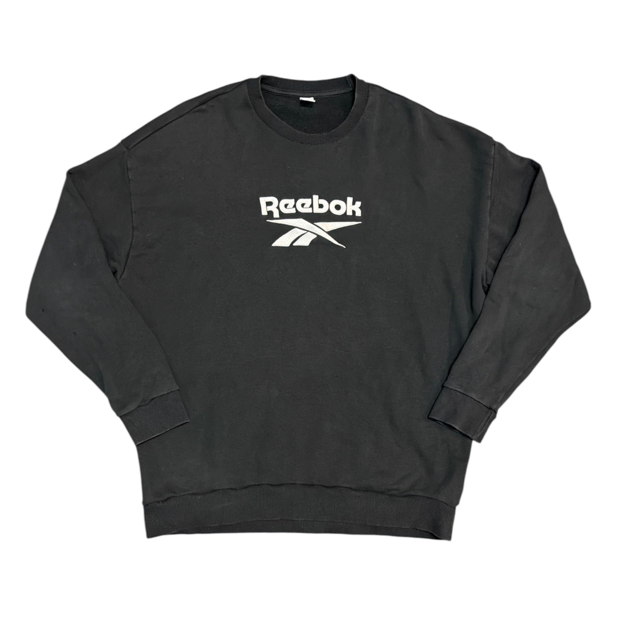 Reebok Embroidered Logo Black Sweatshirt