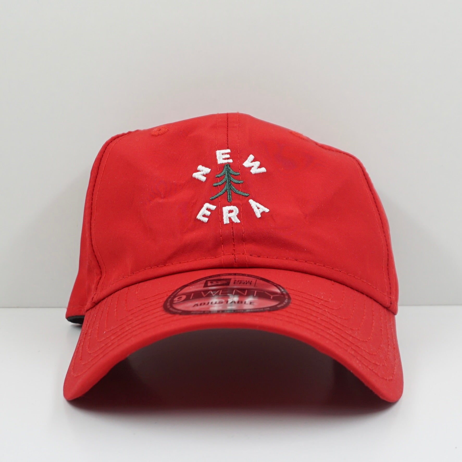 New Era Pine Tree Red Adjustable Cap