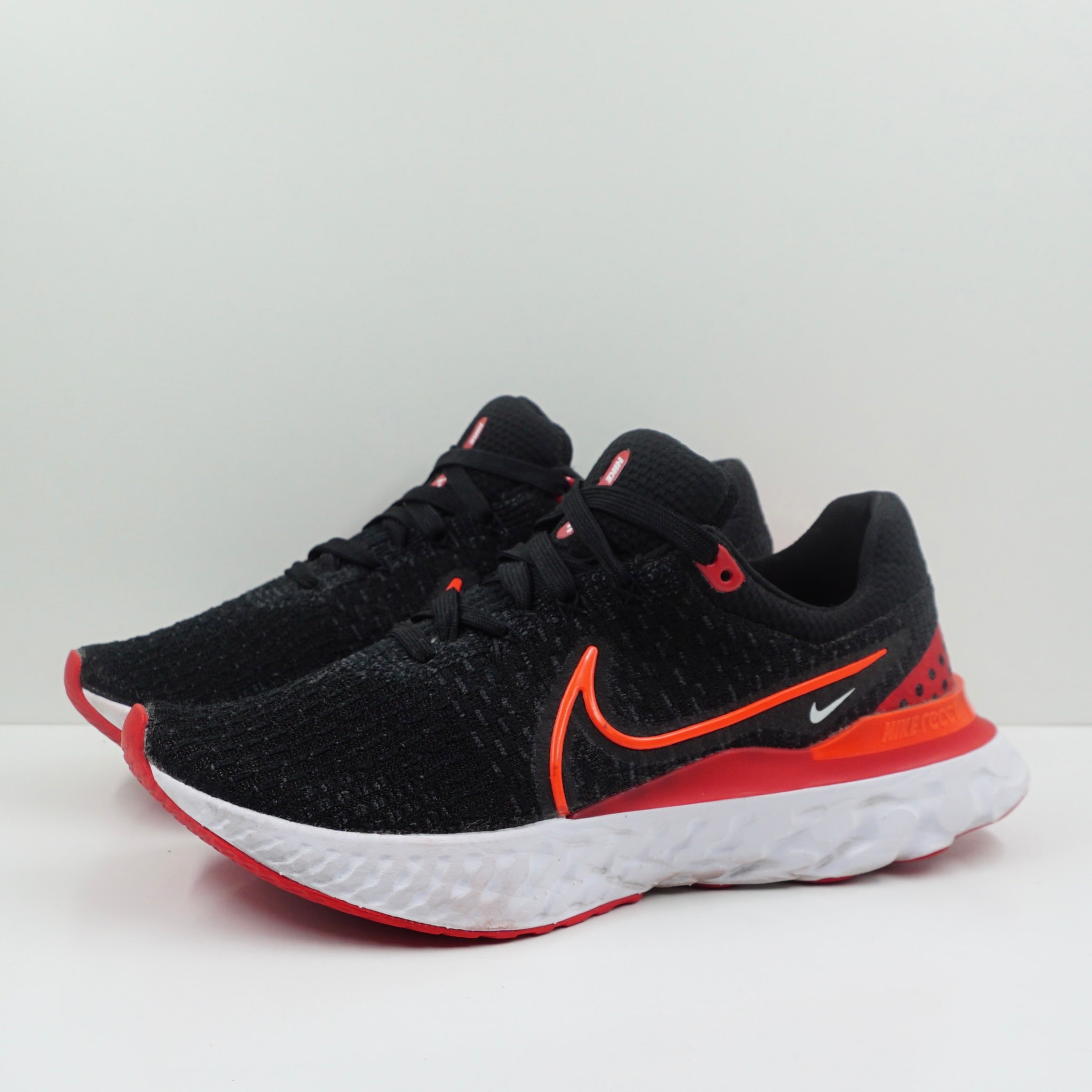 Nike React Infinity Run Flyknit 3 Black University Red (W)
