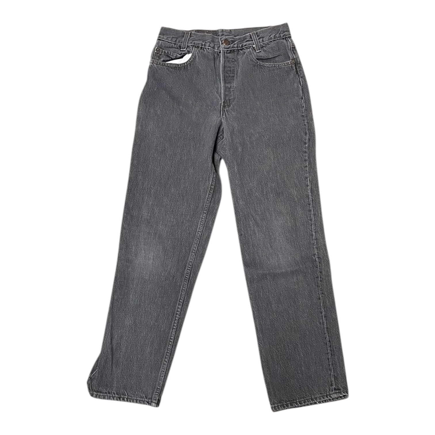 Vintage Levis Grey Student 501 Jeans