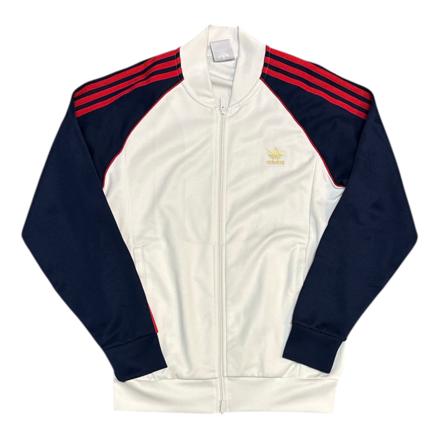 Adidas Adicolor Classics White Navy Red Track Top
