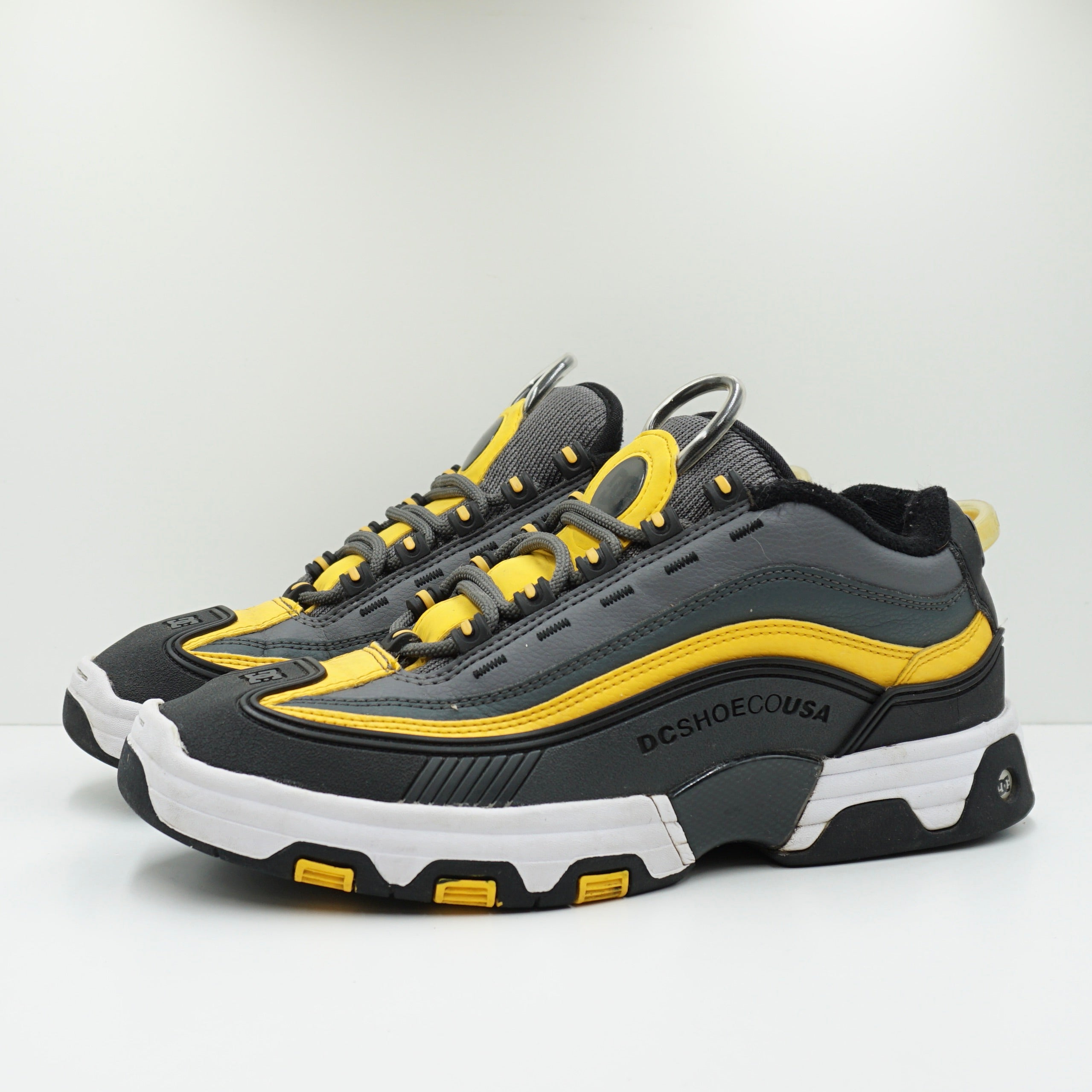 DC Shoes Legacy OG Shoes Black Yellow