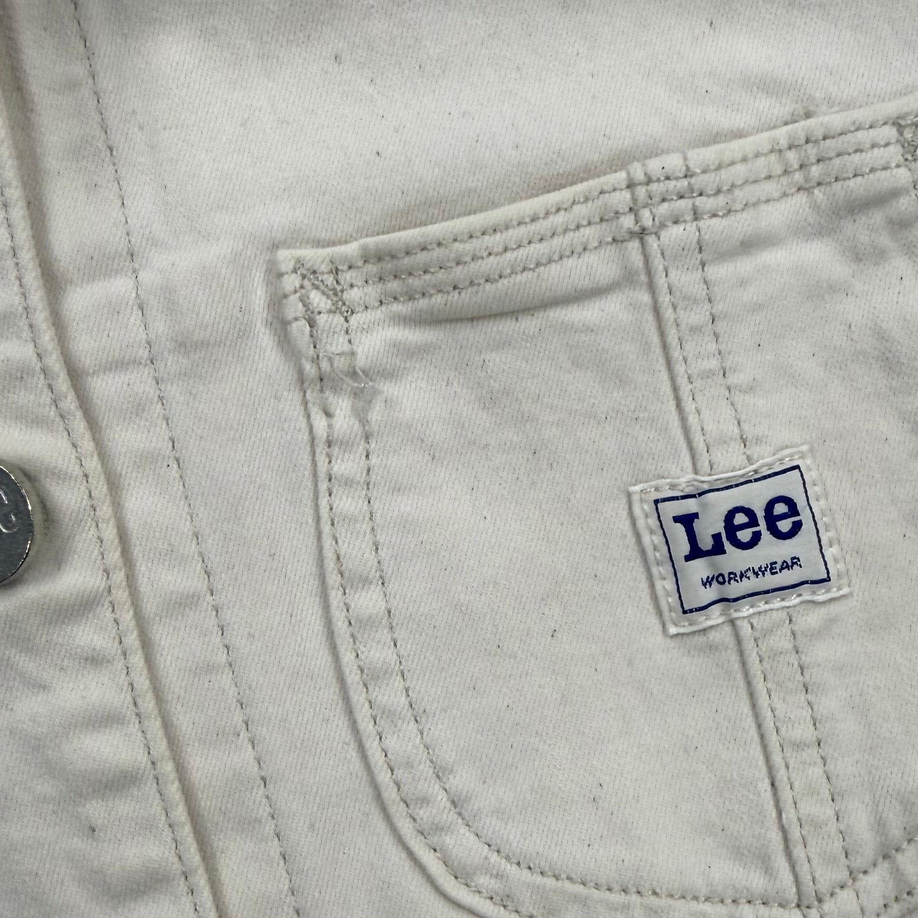 Lee Workwear White Chore Jacket